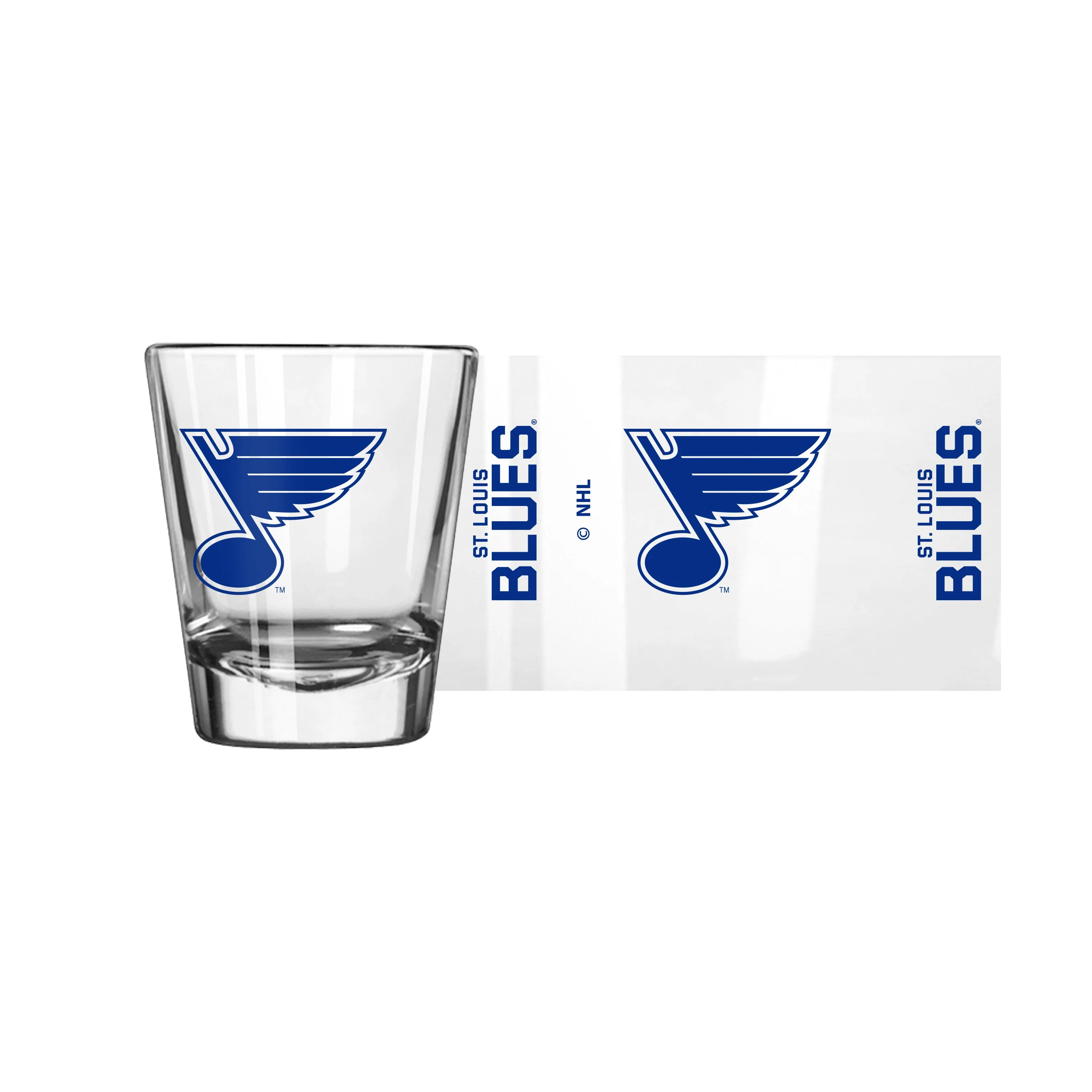 St. Louis Blues 2oz Gameday Shot Glass - Image 2