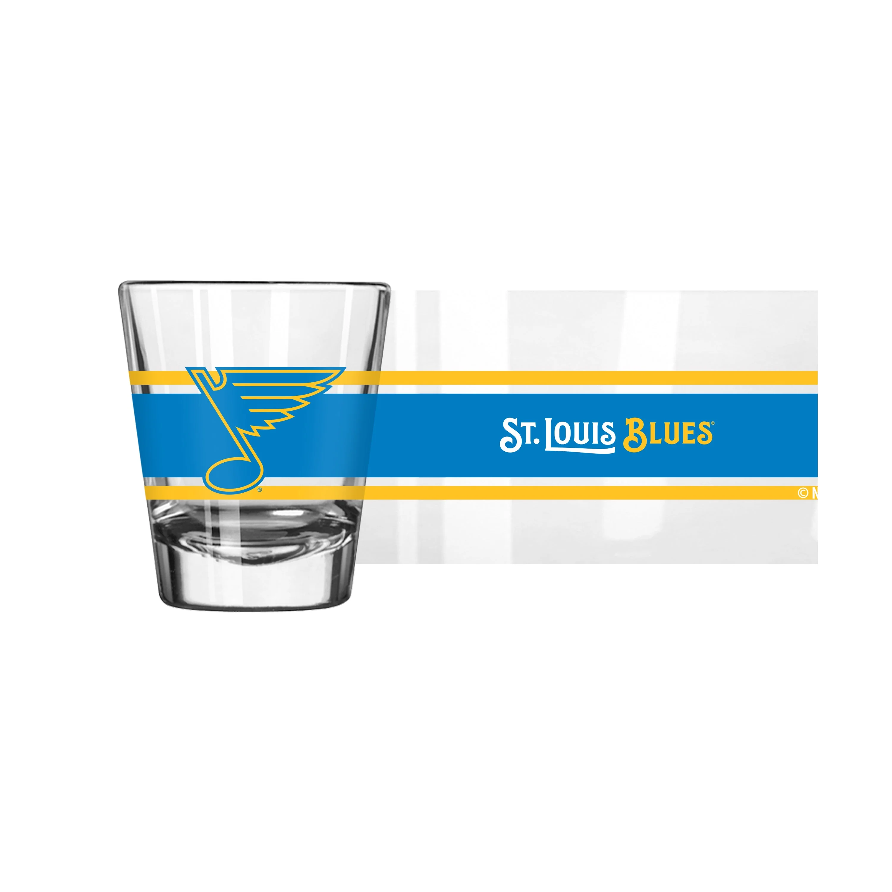 St. Louis Blues 2oz Stripe Shot Glass - Image 2