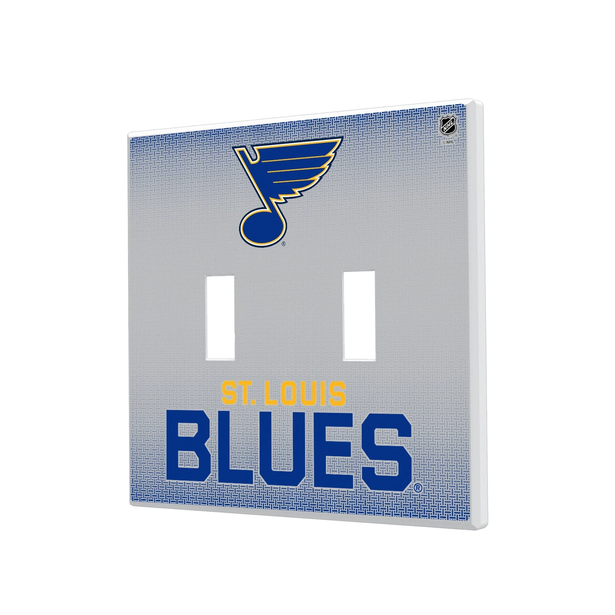 St. Louis Blues Linen Hidden-Screw Light Switch Plate - Image 3