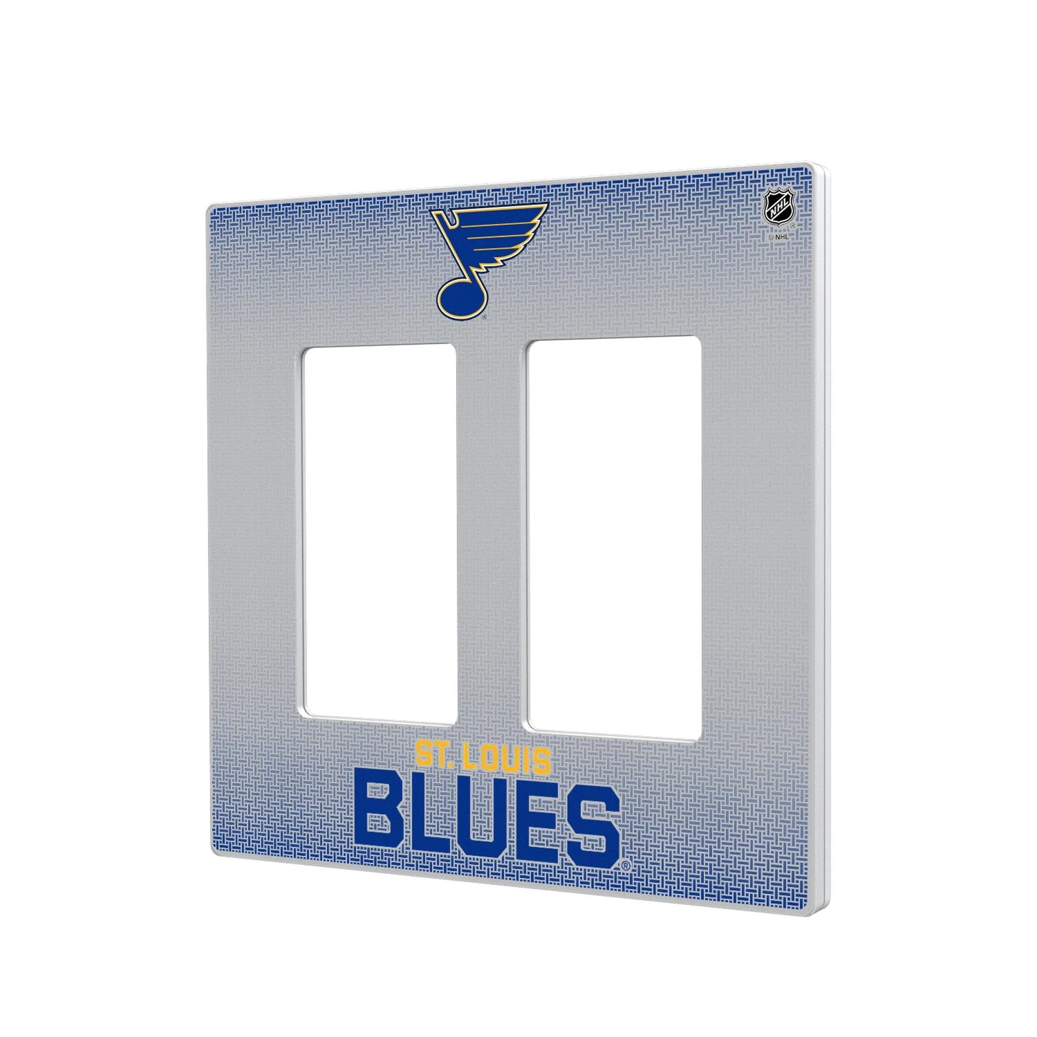 St. Louis Blues Linen Hidden-Screw Light Switch Plate - Image 4