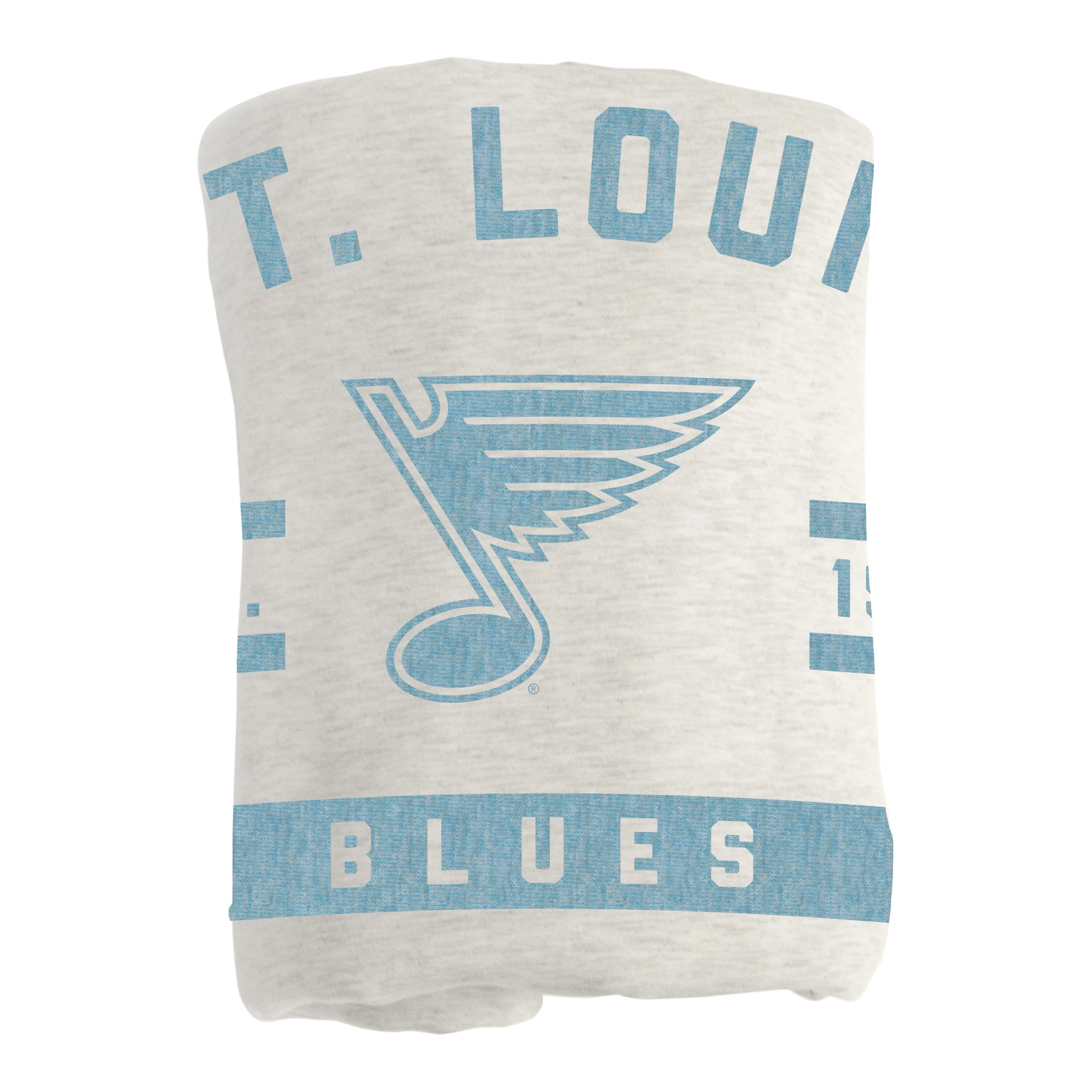 St. Louis Blues Oatmeal Sweatshirt Blanket - Image 3