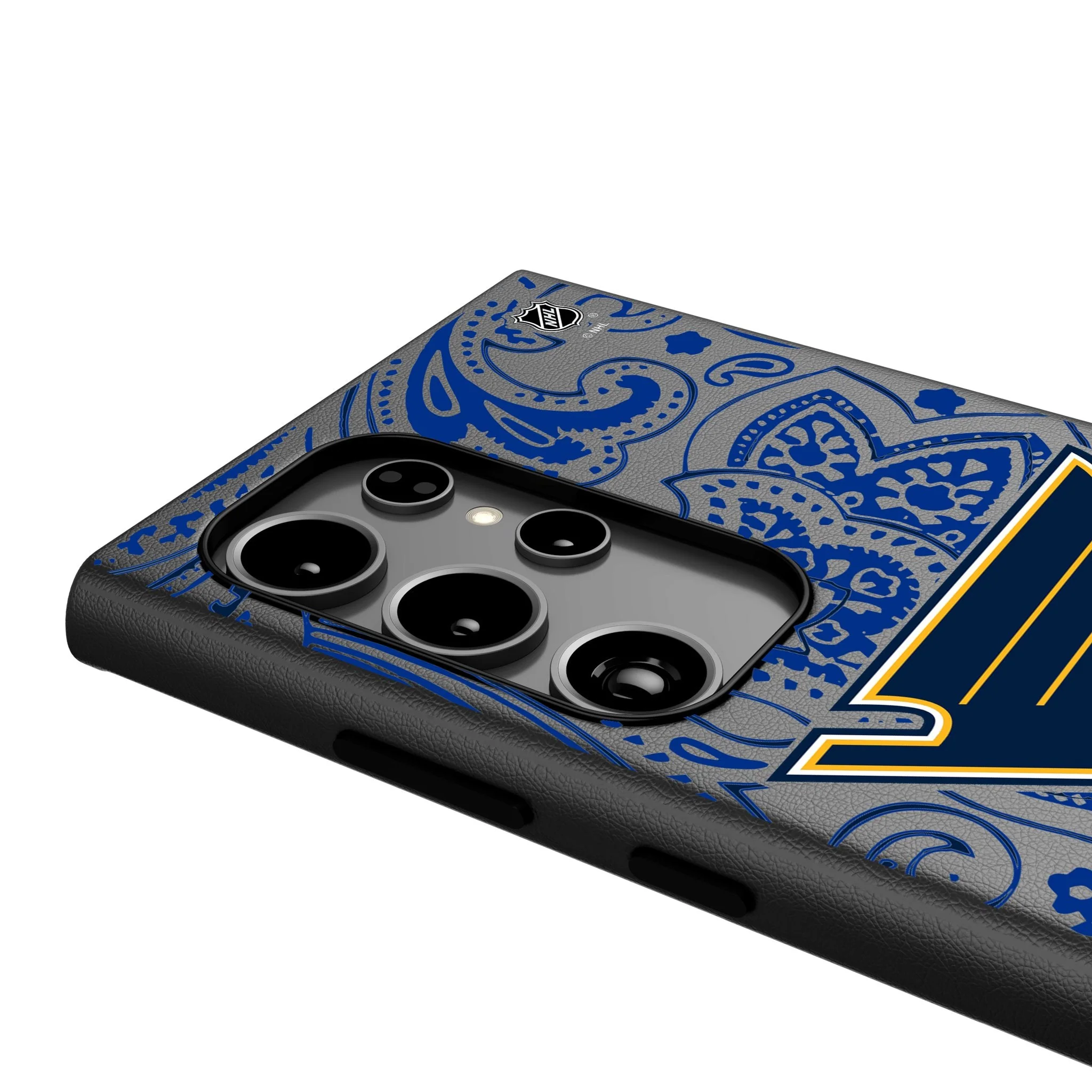St. Louis Blues Paisley MagSafe Compatible Phone Case for Samsung Galaxy - Image 4