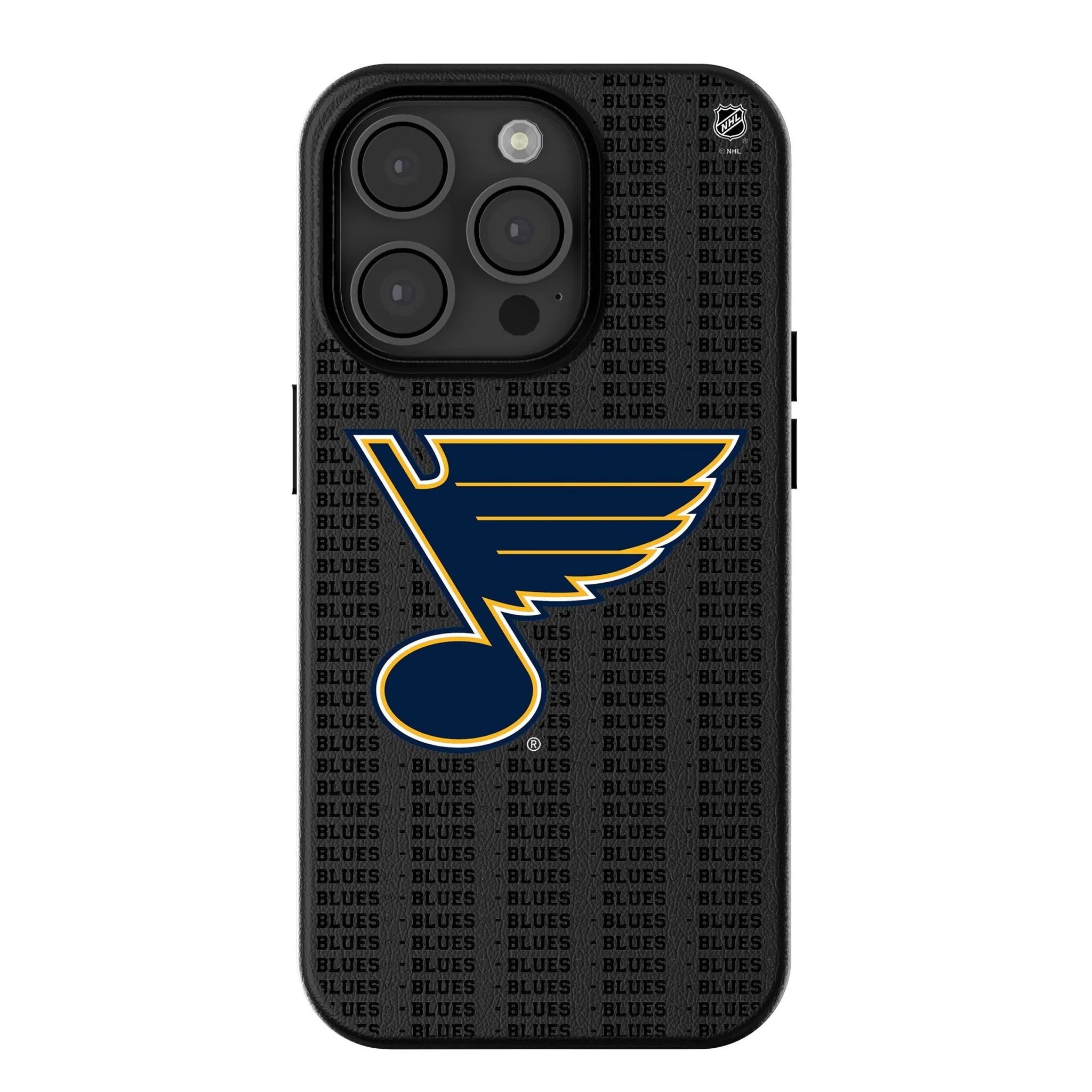 St. Louis Blues Text Backdrop MagSafe Compatible Phone Case for Apple iPhone