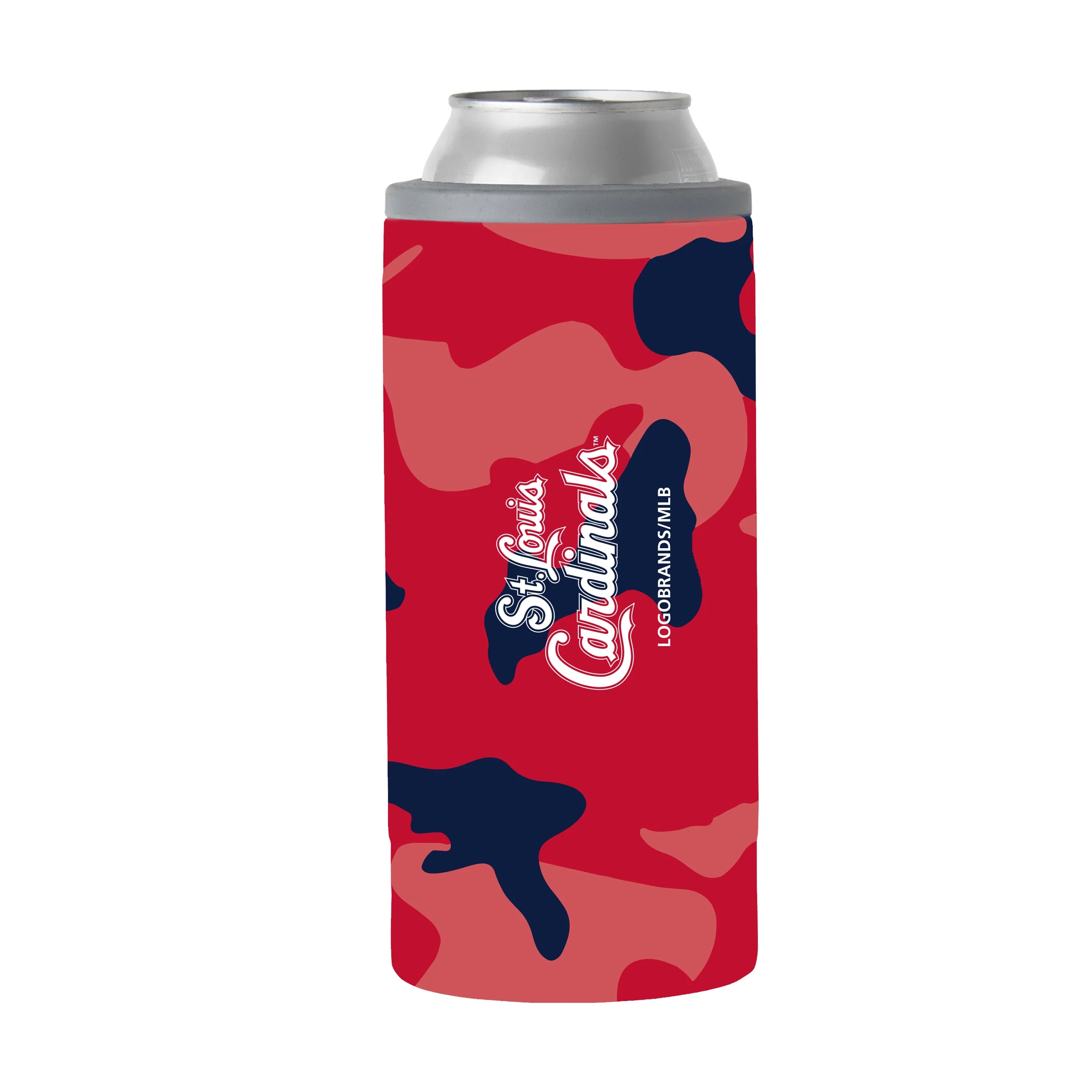 St Louis Cardinals 12oz Camo Slim Can Coolie - Image 2