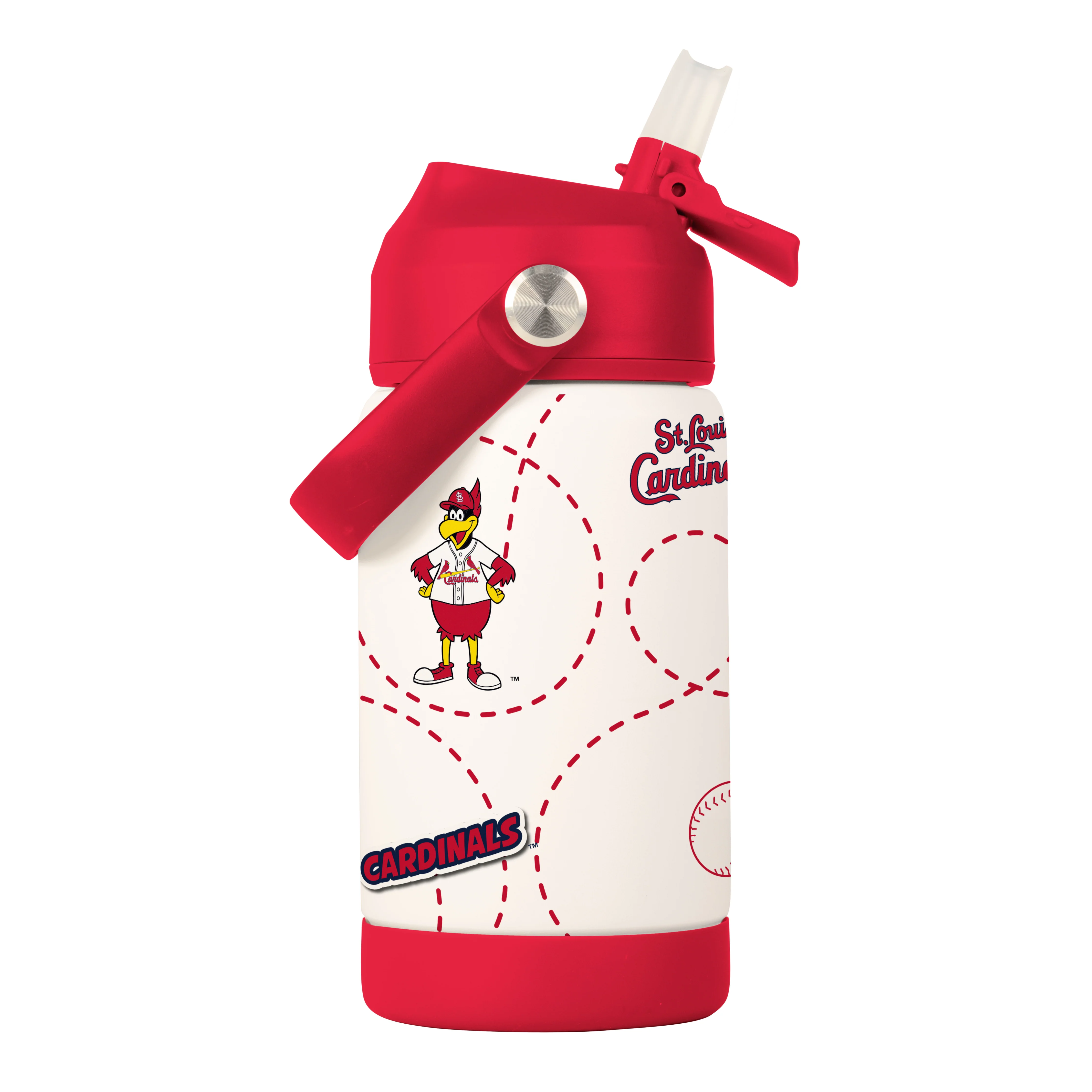 St. Louis Cardinals 12oz Mascot SS Kids Bottle - Image 3