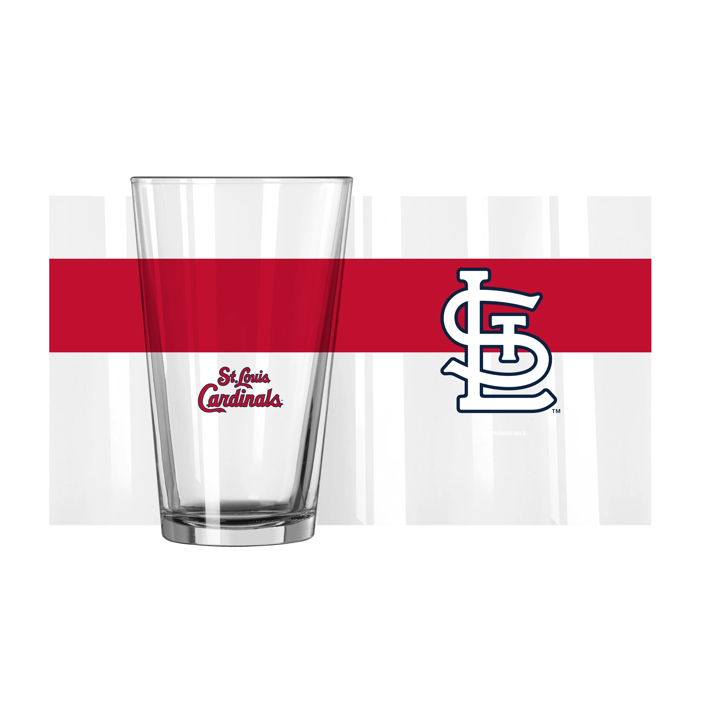St. Louis Cardinals 16oz Colorblock Pint Glass - Image 2