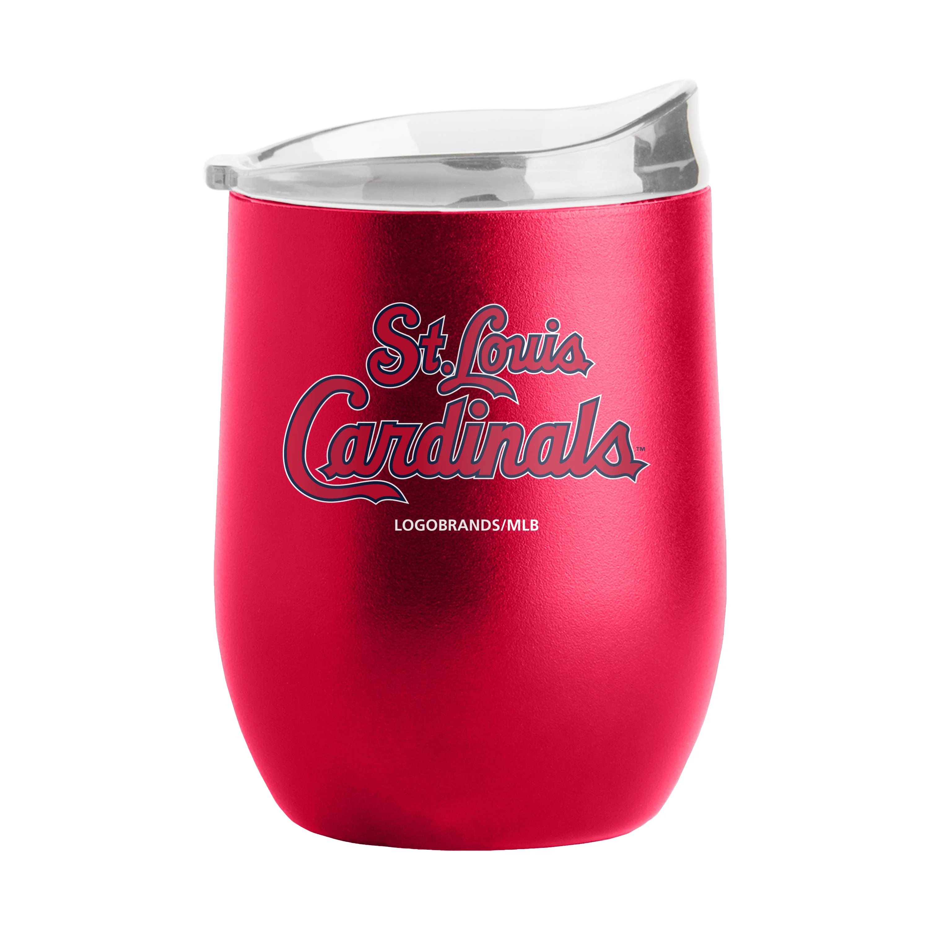 St Louis Cardinals 16oz Flipside Powder Coat Curved Beverage - Image 2