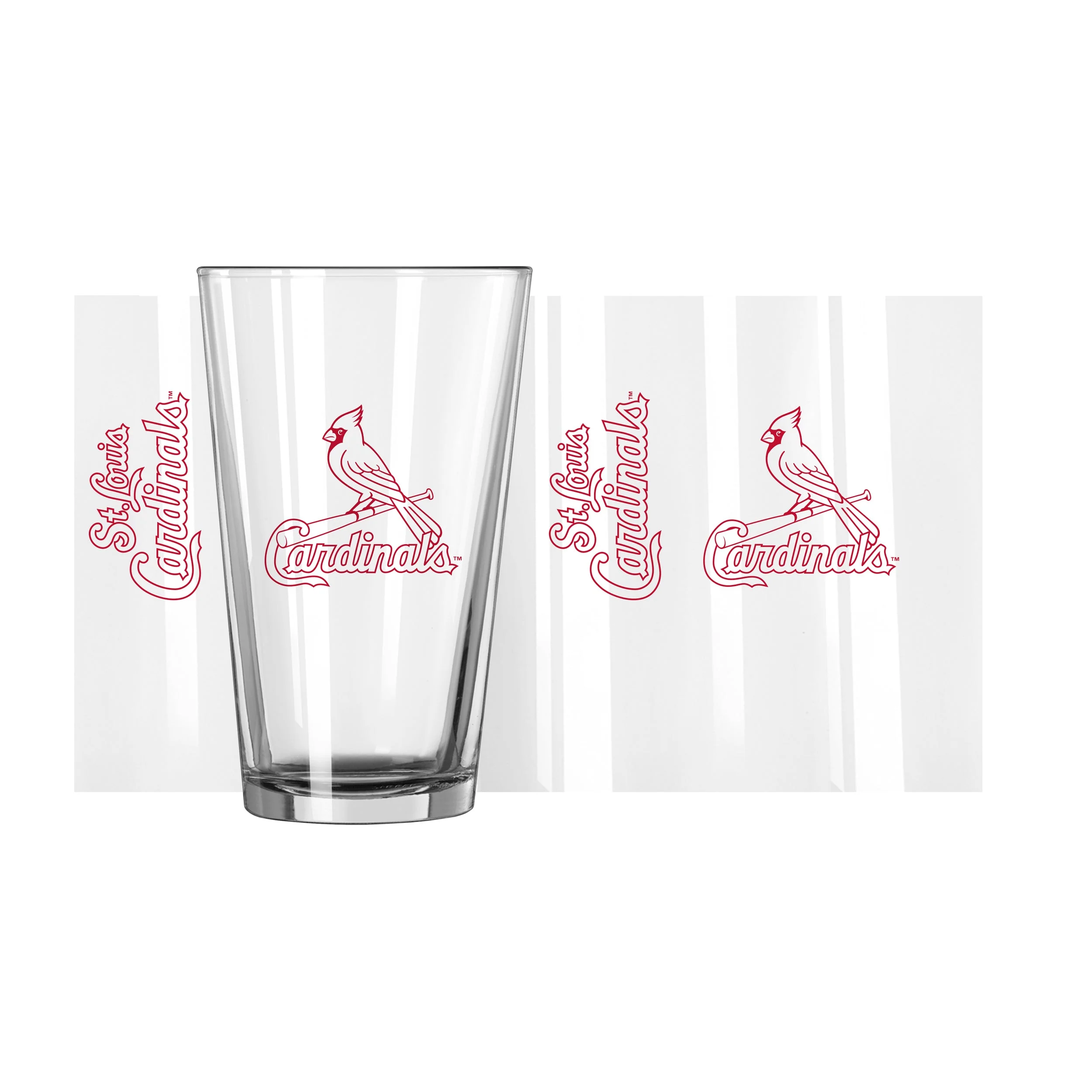 St Louis Cardinals 16oz Gameday Pint Glass - Image 2