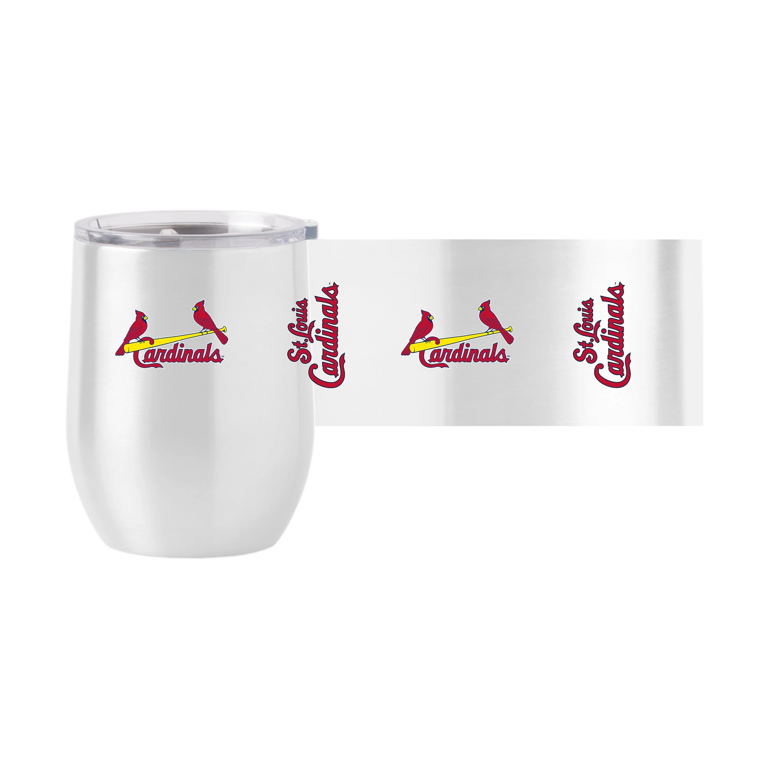 St Louis Cardinals 16oz Stainless Curved Beverage - Image 2