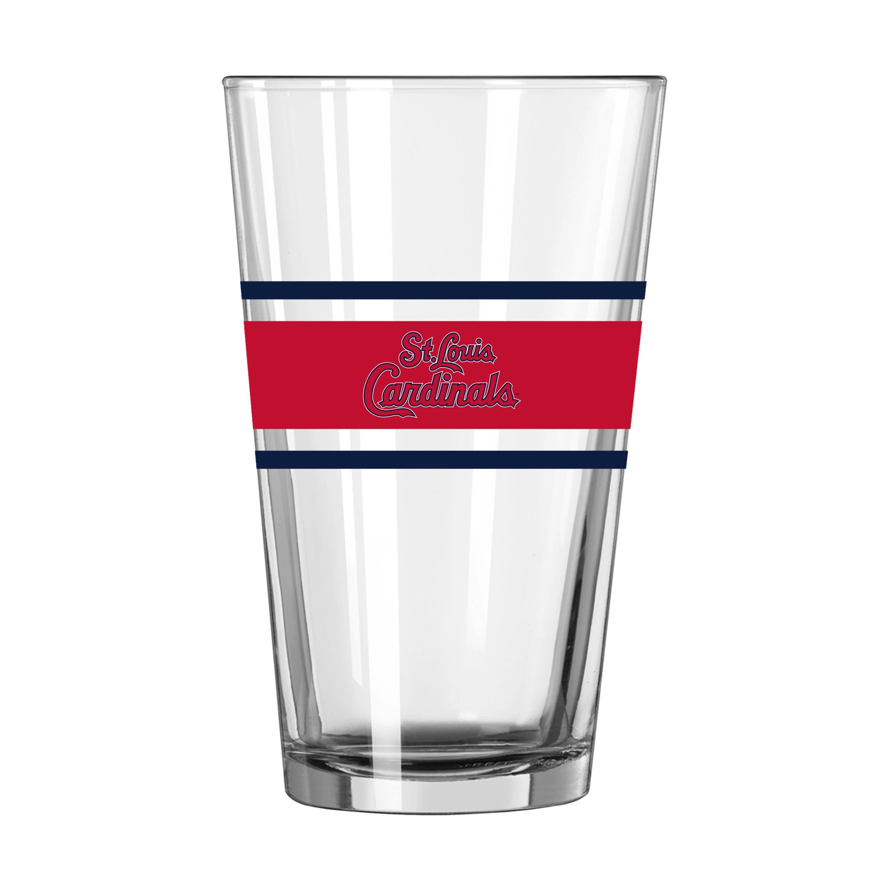 St Louis Cardinals 16oz Stripe Pint Glass - Image 2