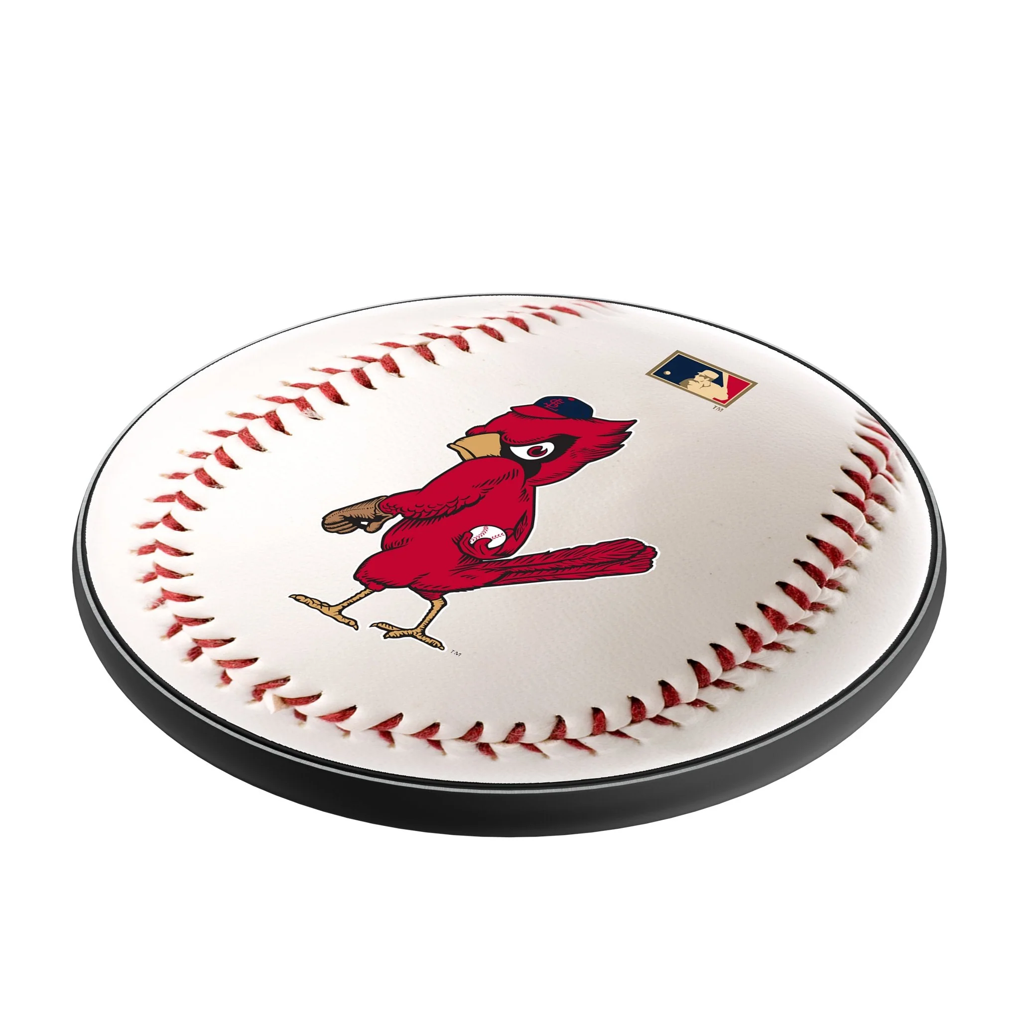 St Louis Cardinals 1950s - Cooperstown Collection Baseball 15-Watt Wireless Charger - Image 2