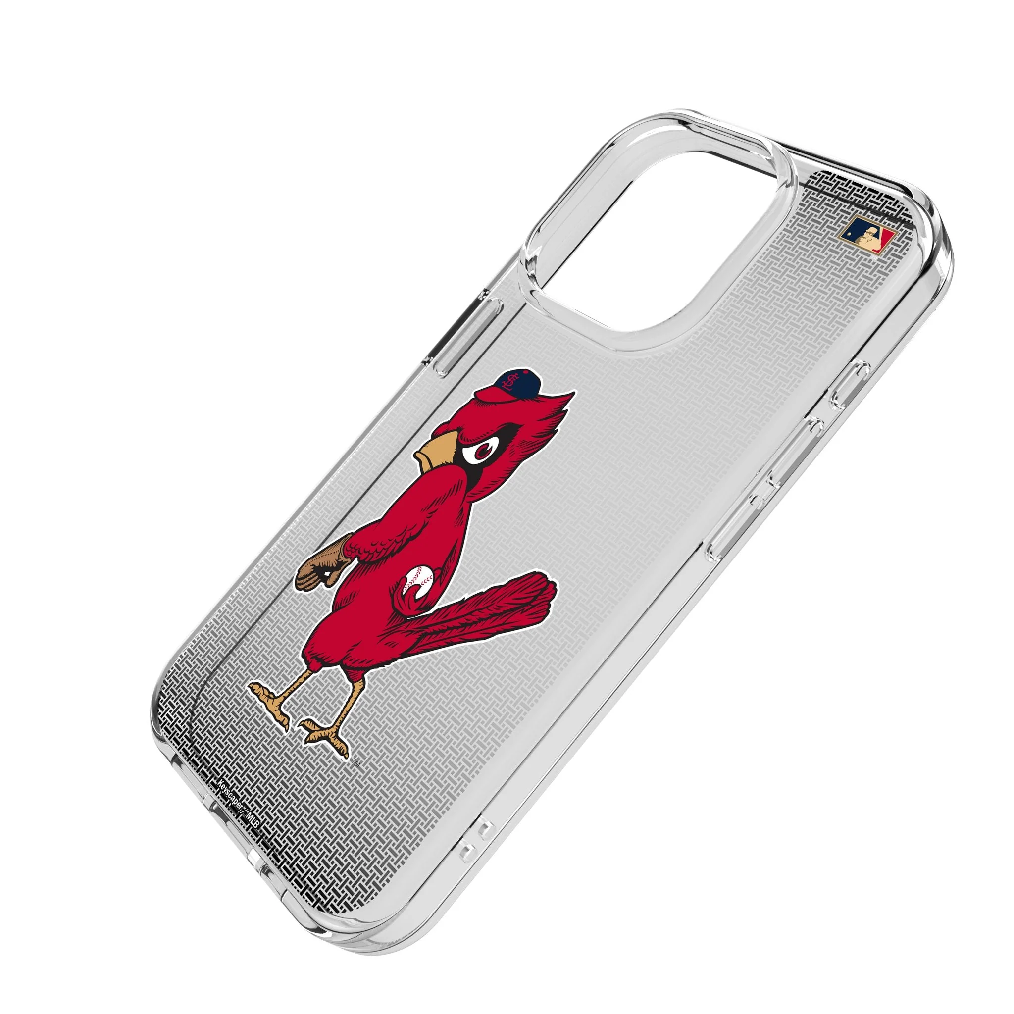 St Louis Cardinals 1950s - Cooperstown Collection Linen Clear Phone Case for Apple iPhone - Image 2