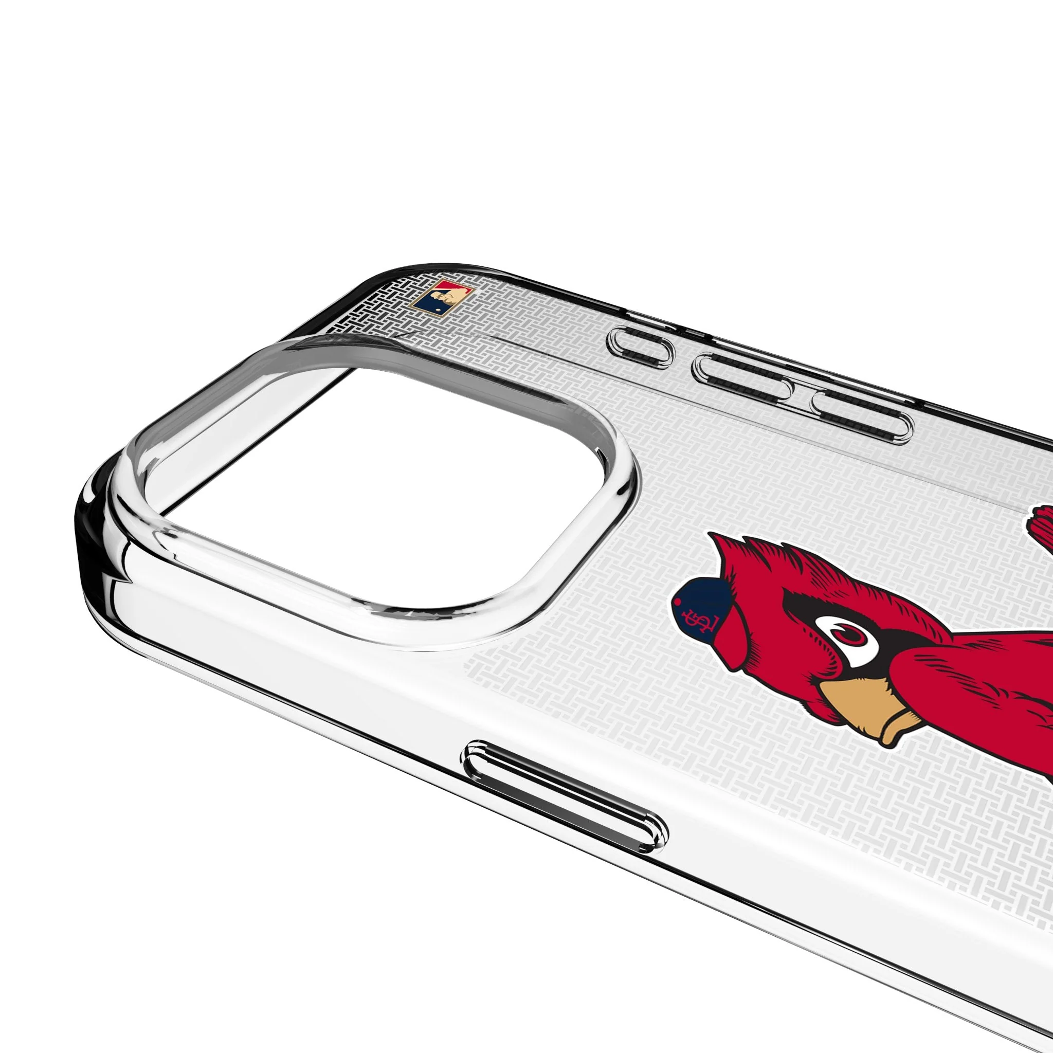 St Louis Cardinals 1950s - Cooperstown Collection Linen Clear Phone Case for Apple iPhone - Image 3