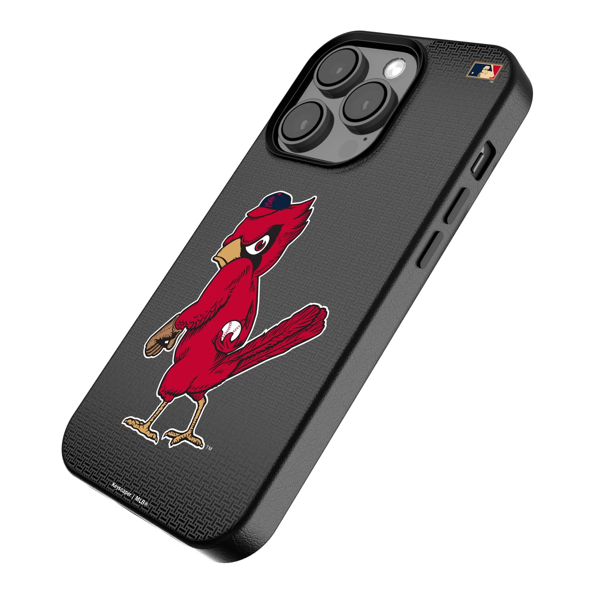 St Louis Cardinals 1950s - Cooperstown Collection Linen MagSafe Compatible Phone Case for Apple iPhone - Image 2