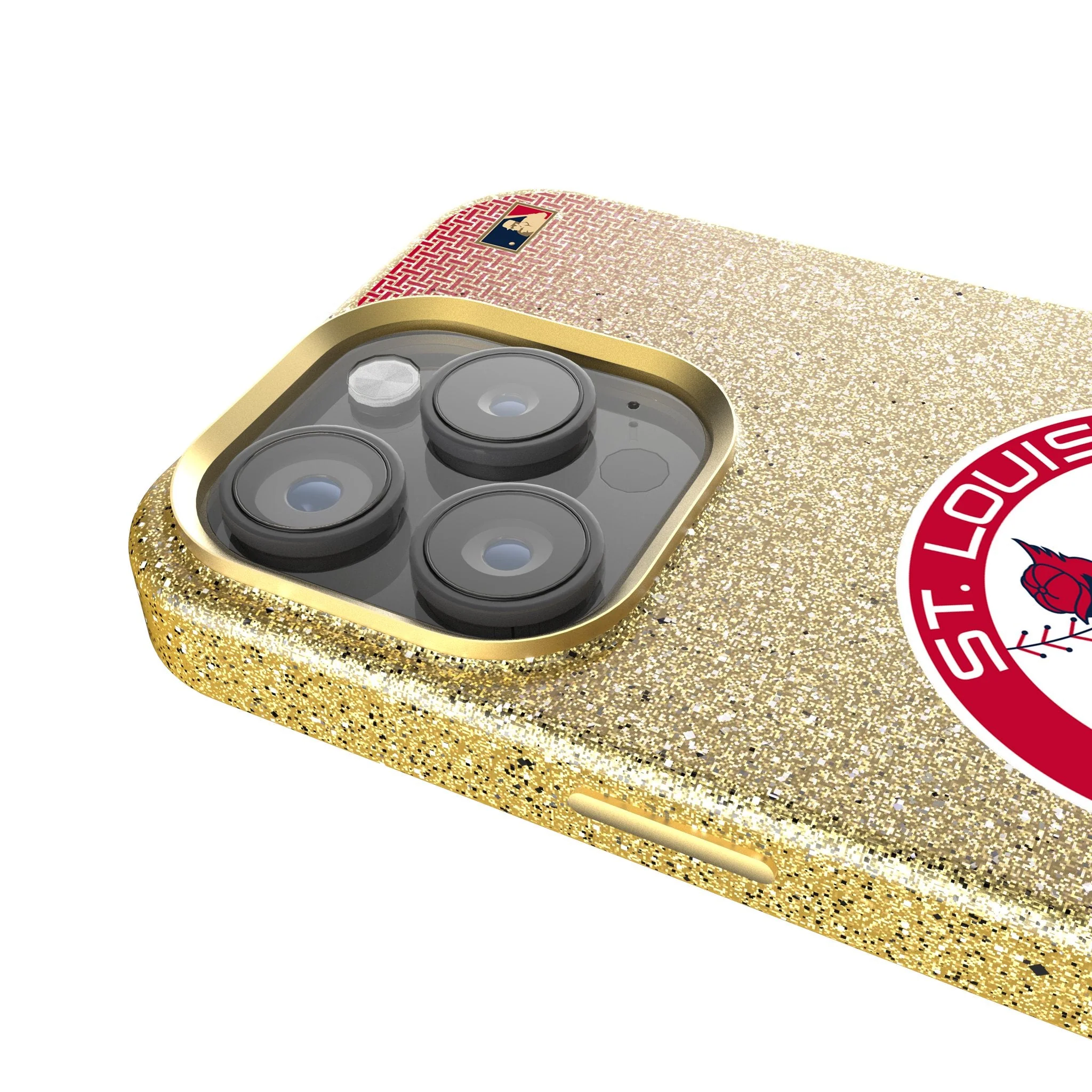 St Louis Cardinals 1966-1997 - Cooperstown Collection Linen Bling Phone Case for Apple iPhone - Image 4