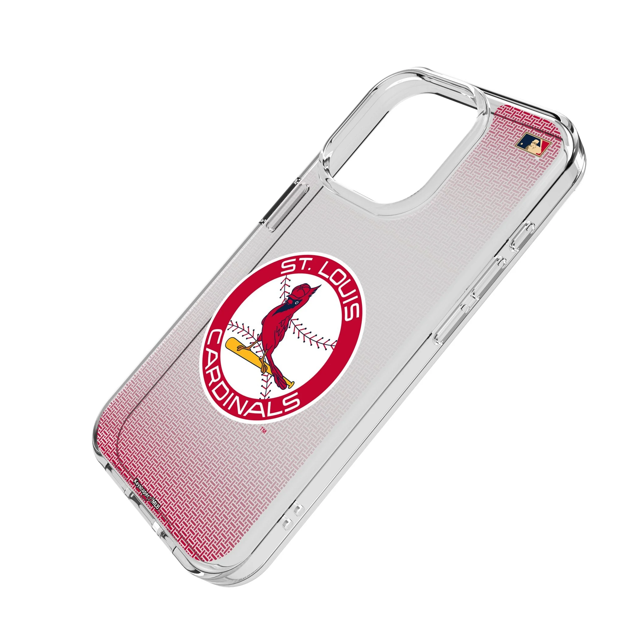 St Louis Cardinals 1966-1997 - Cooperstown Collection Linen Clear Phone Case for Apple iPhone - Image 2
