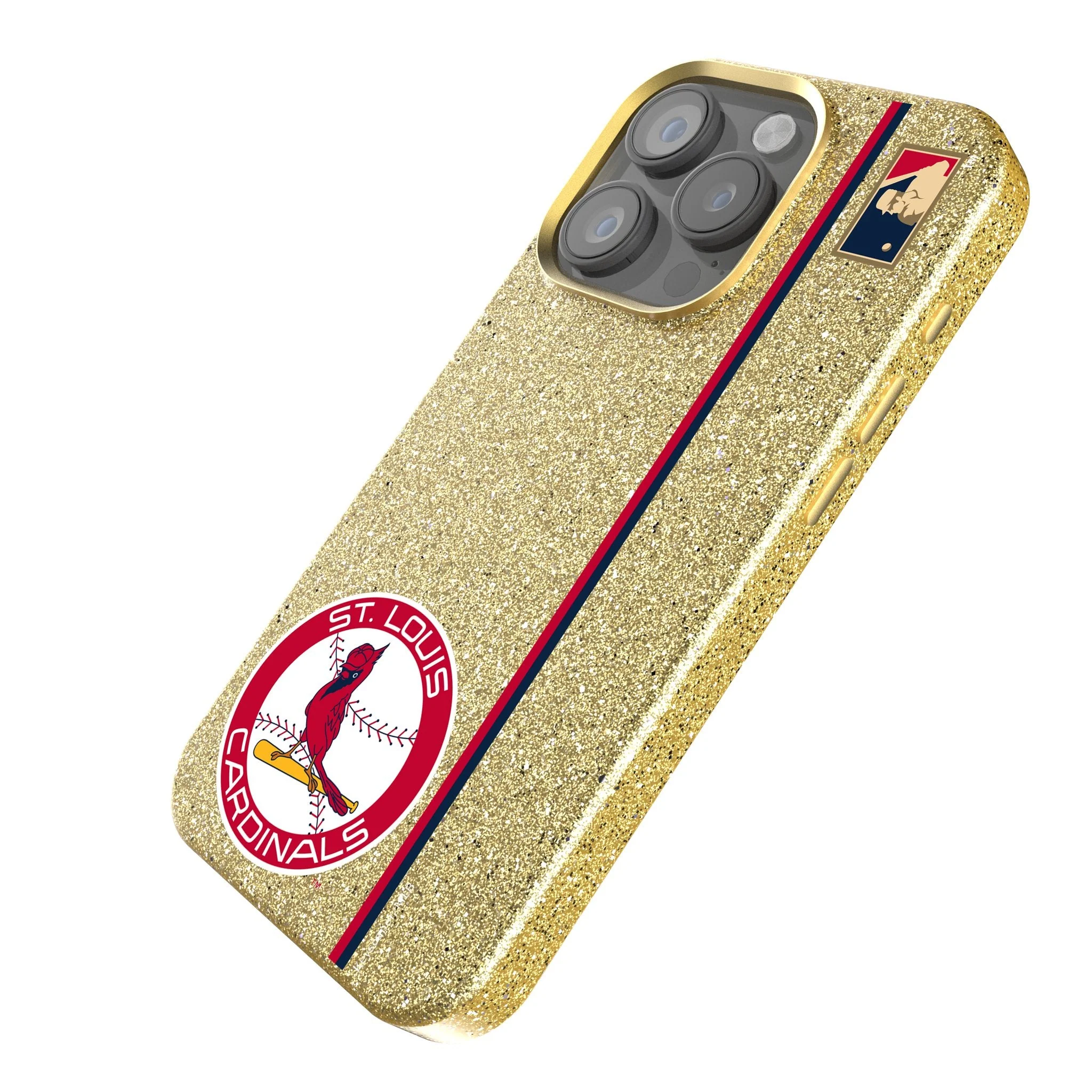 St Louis Cardinals 1966-1997 - Cooperstown Collection Sidebar Bling Phone Case - Image 2