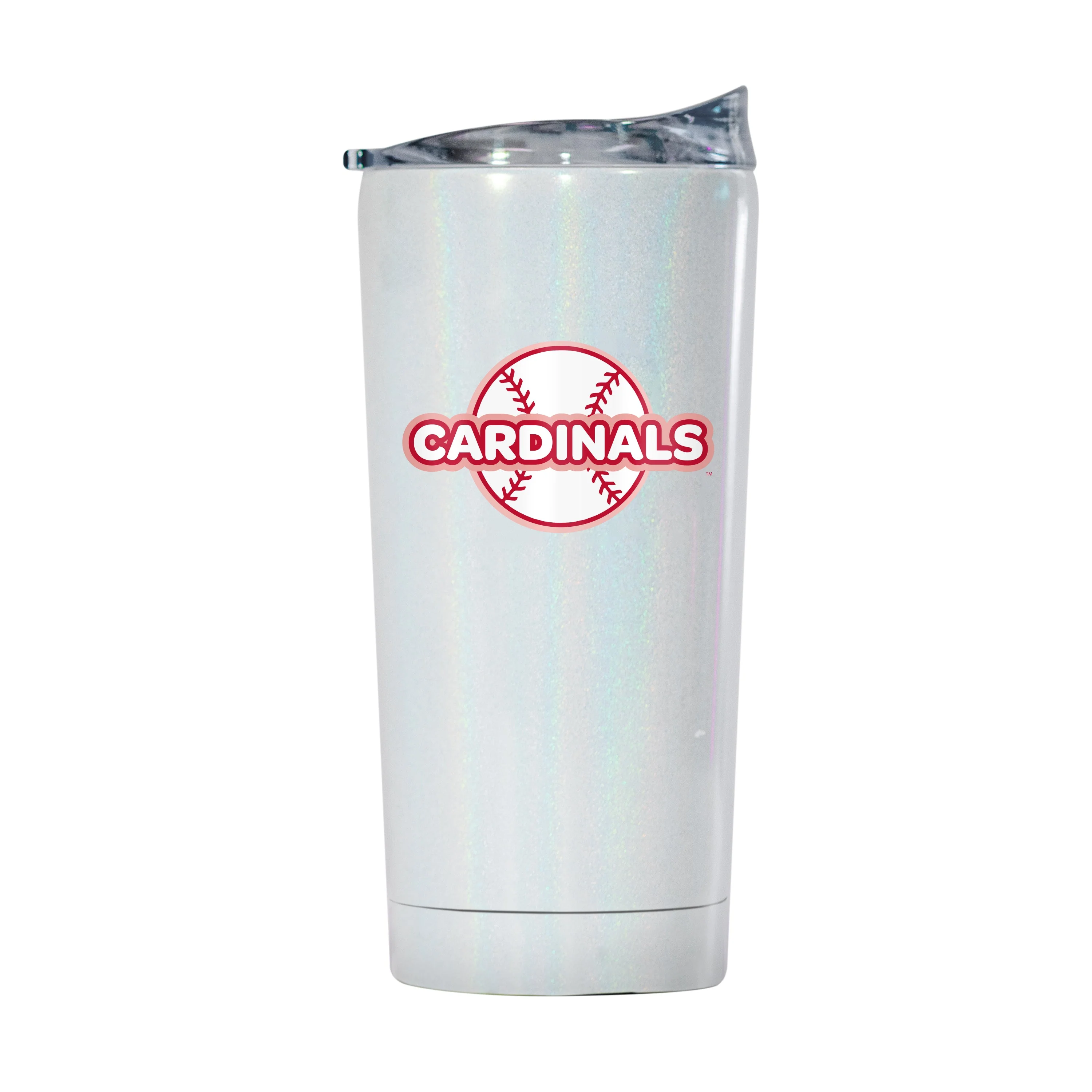St Louis Cardinals 20oz Bubble Iridescent Tumbler - Image 2