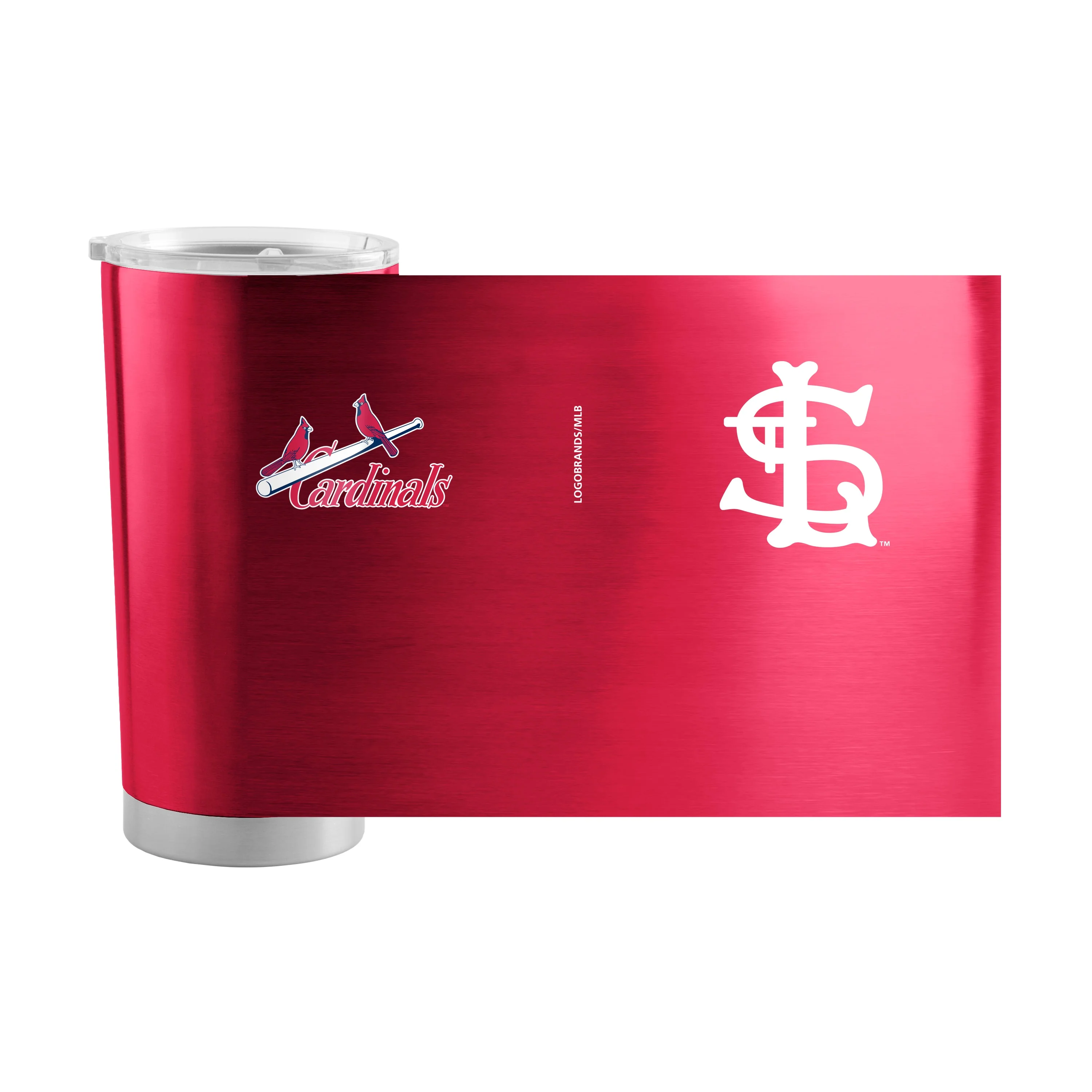 St Louis Cardinals 20oz Retro Stainless Steel Tumbler - Image 2