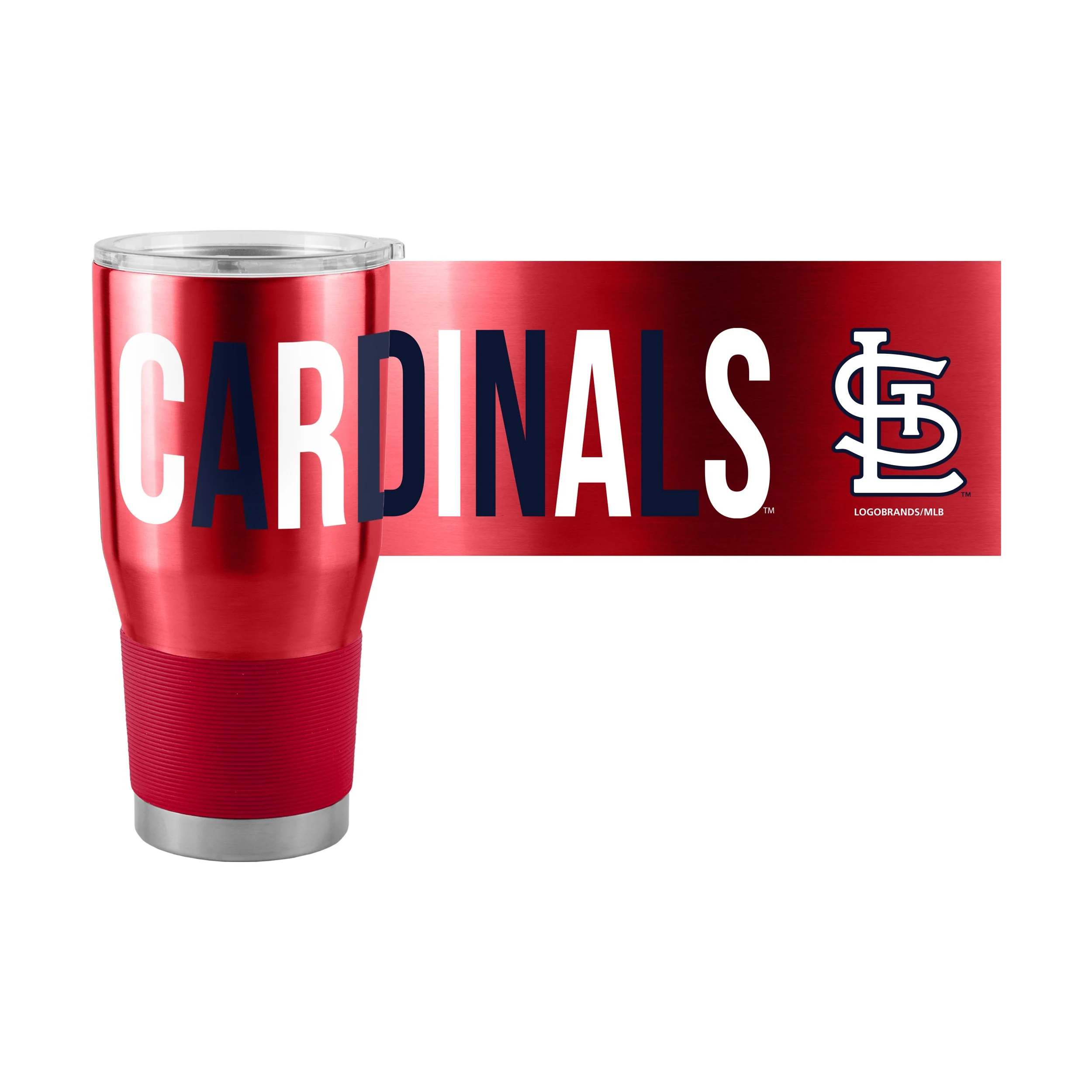 St Louis Cardinals 30oz Overtime Stainless Tumbler - Image 2
