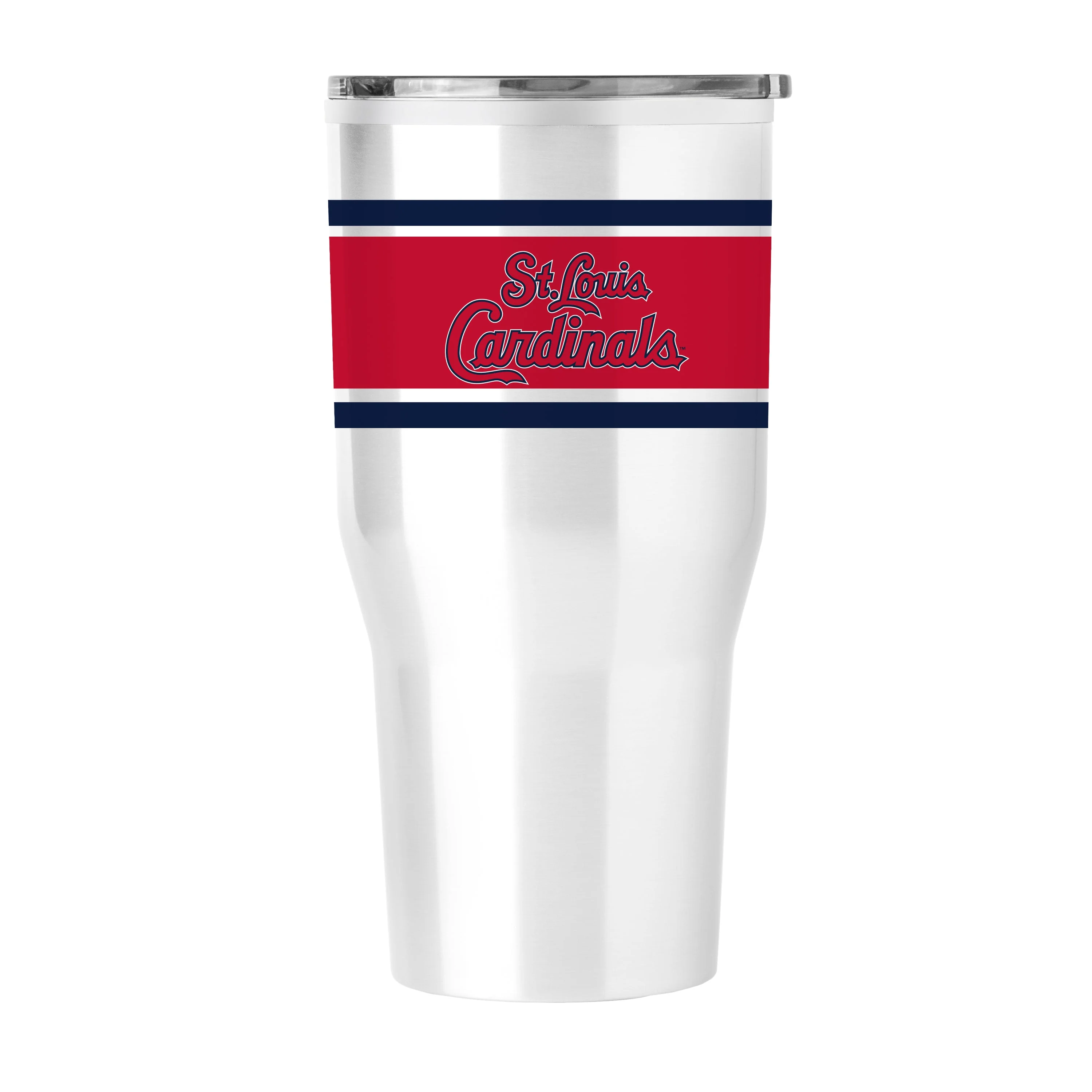 St Louis Cardinals 30oz Stripe Fusion Tumbler - Image 2