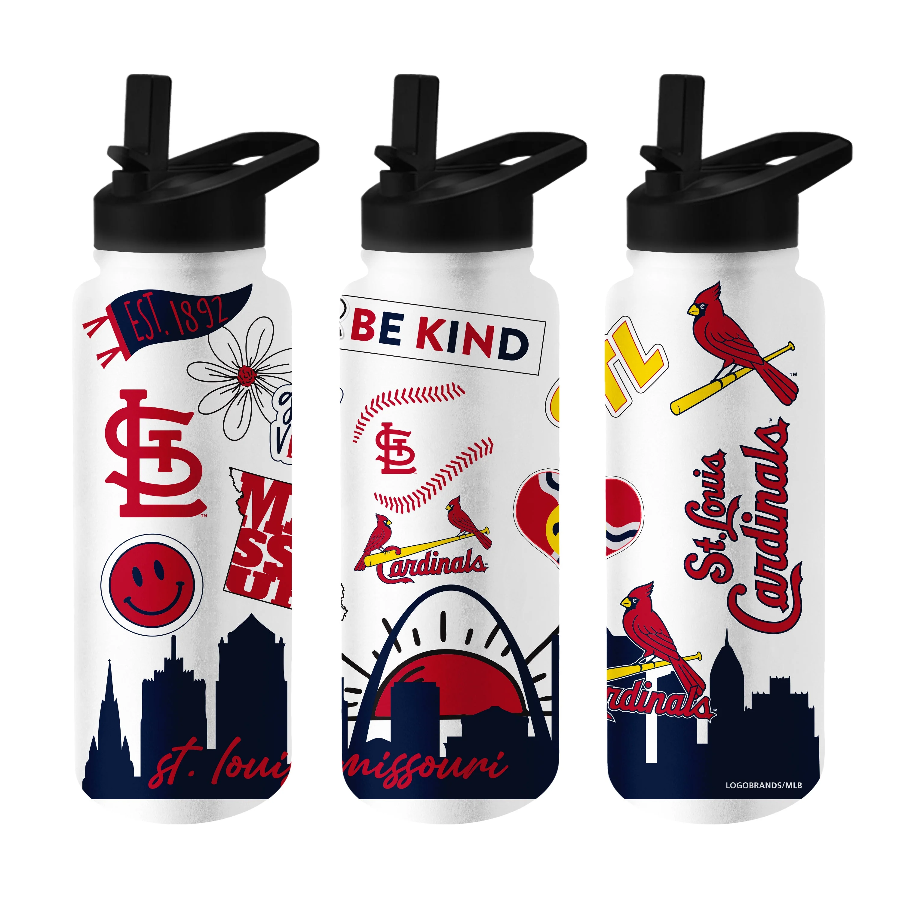 St Louis Cardinals 34oz Native Quencher Bottle