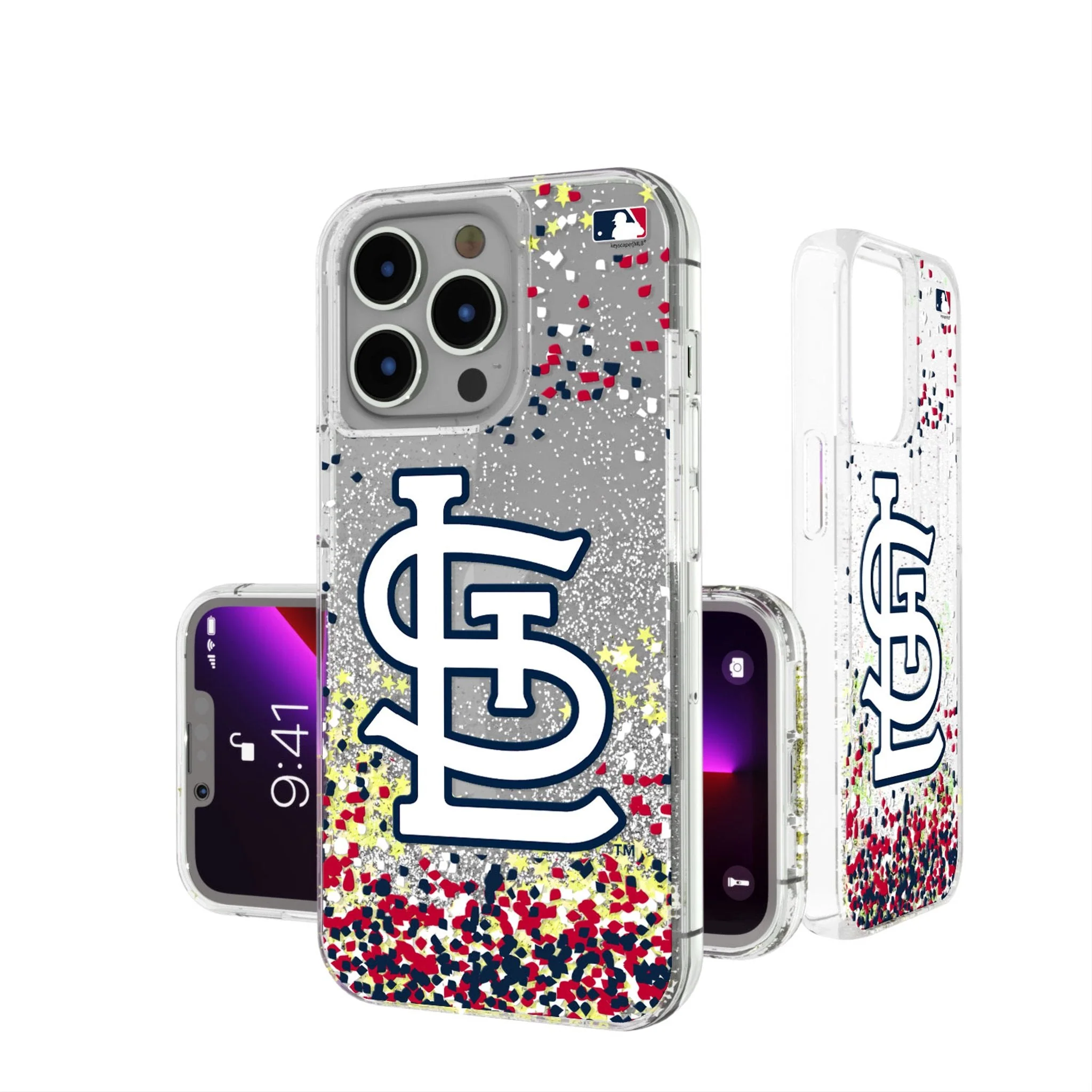 St Louis Cardinals Confetti Glitter Phone Case