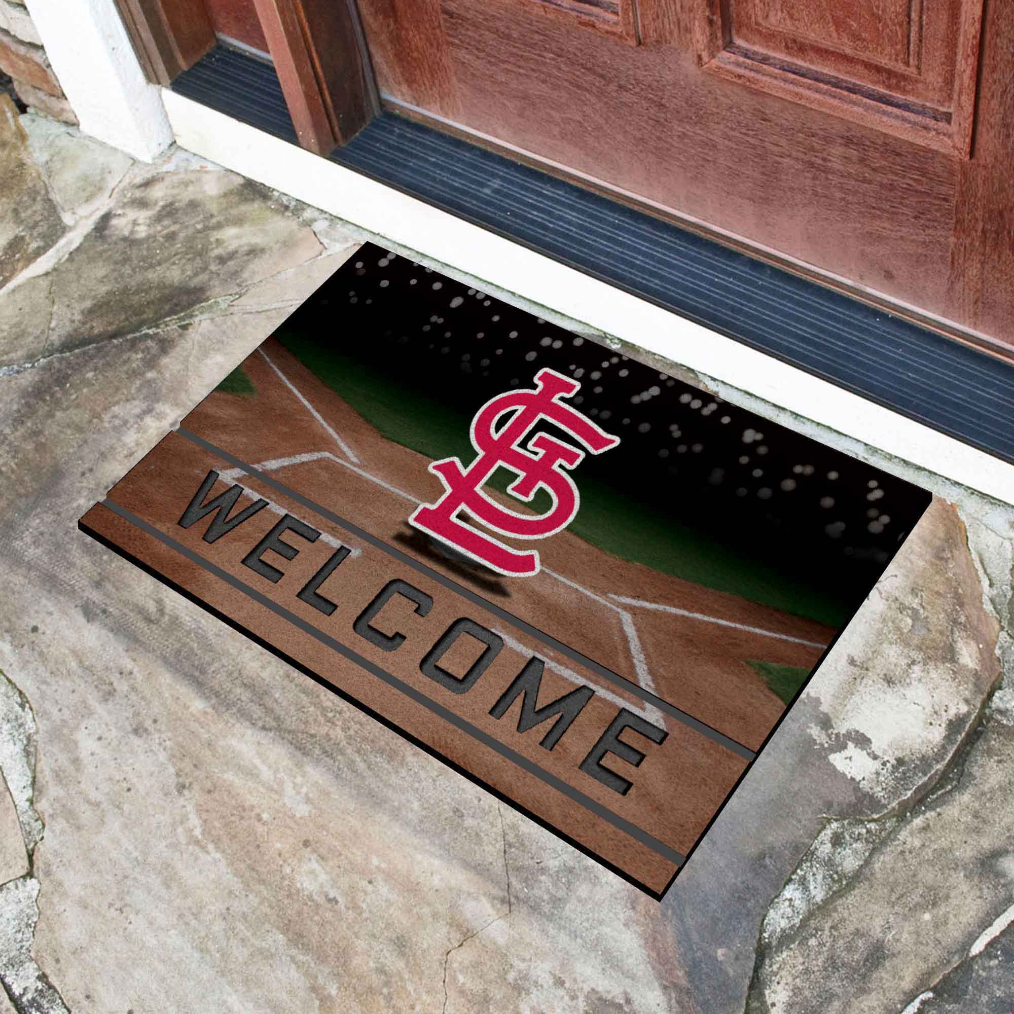 St. Louis Cardinals Crumb Rubber Door Mat - Image 2