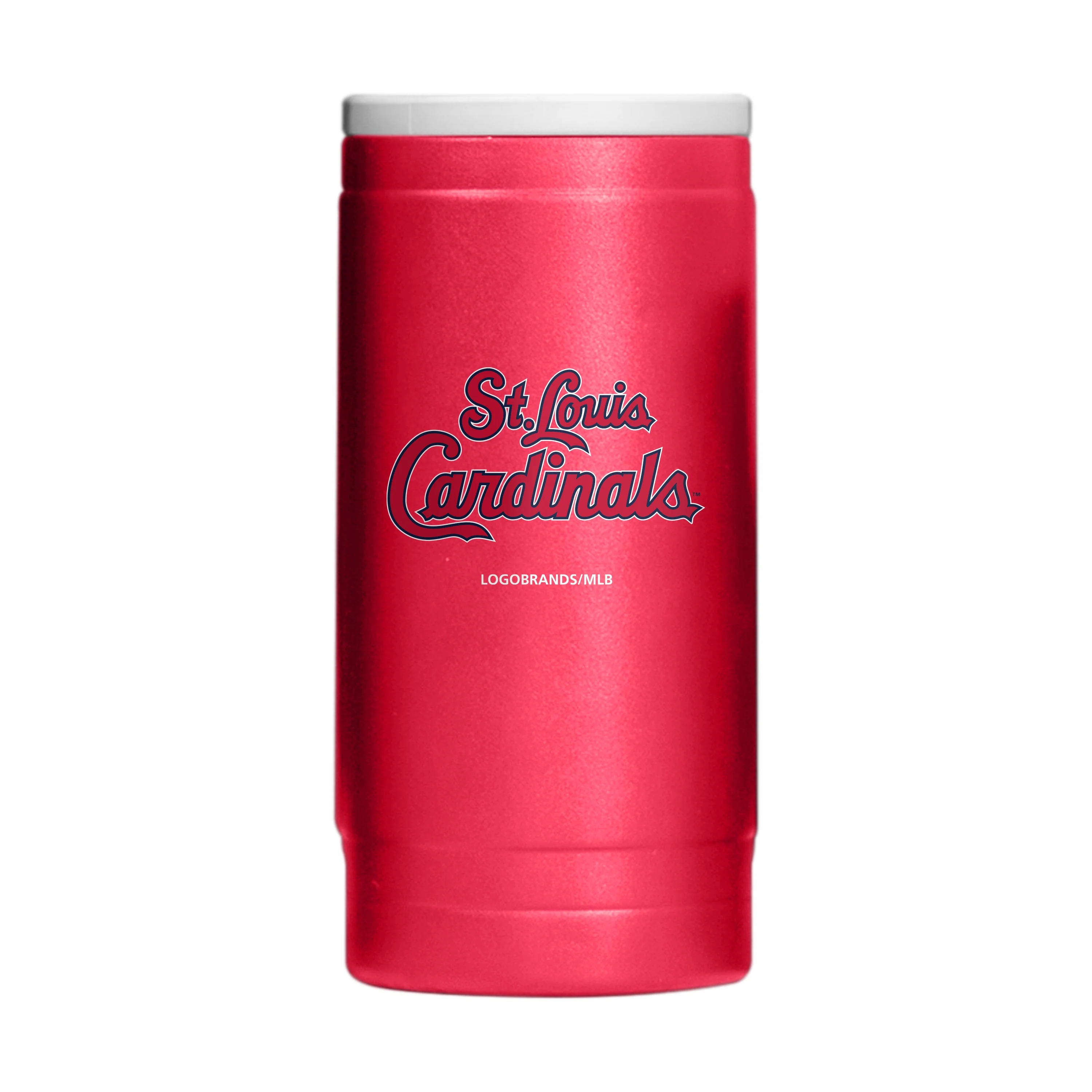 St Louis Cardinals Flipside Powder Coat Slim Can Coolie - Image 2