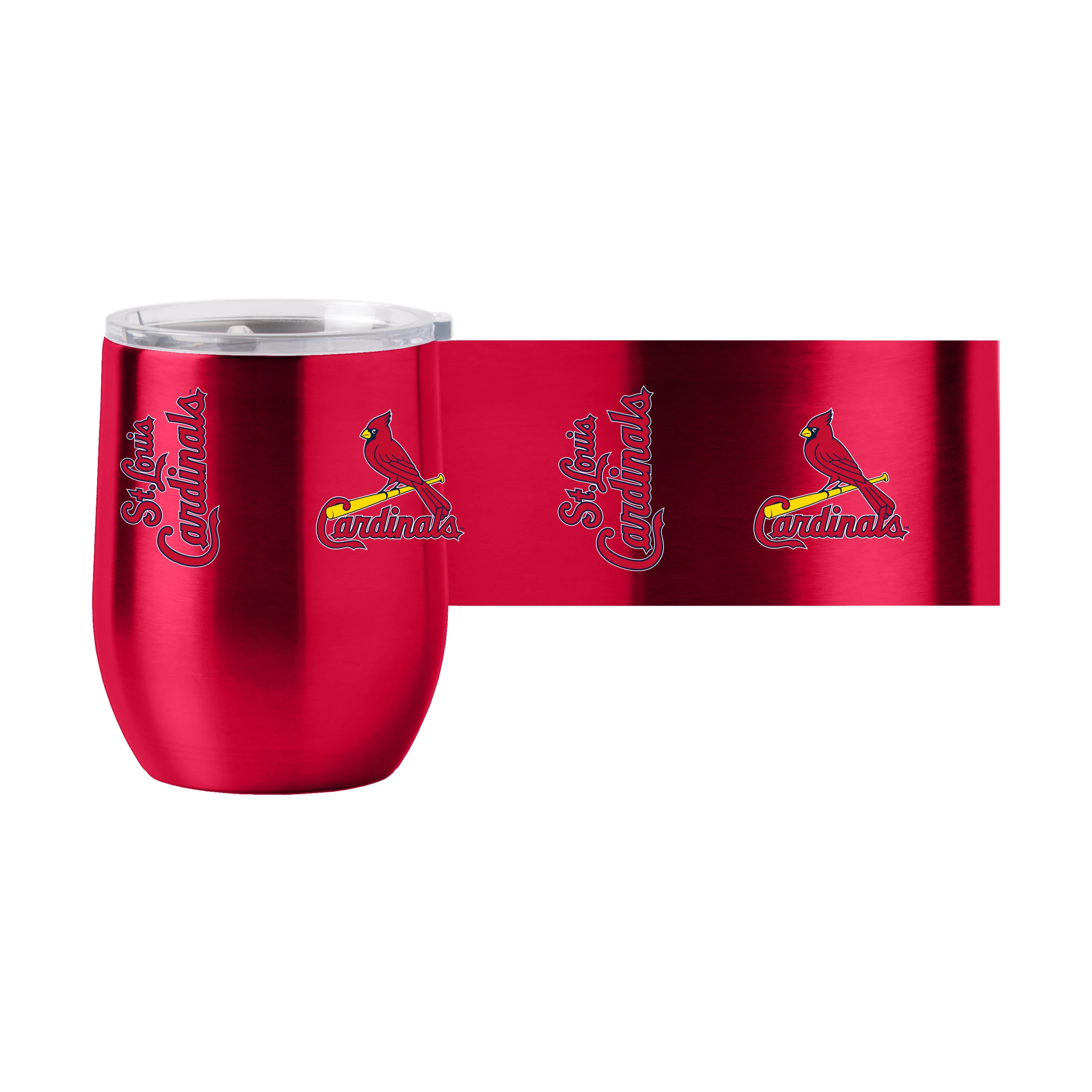 St Louis Cardinals Gameday 16oz Stainless Curved Beverage - Image 2