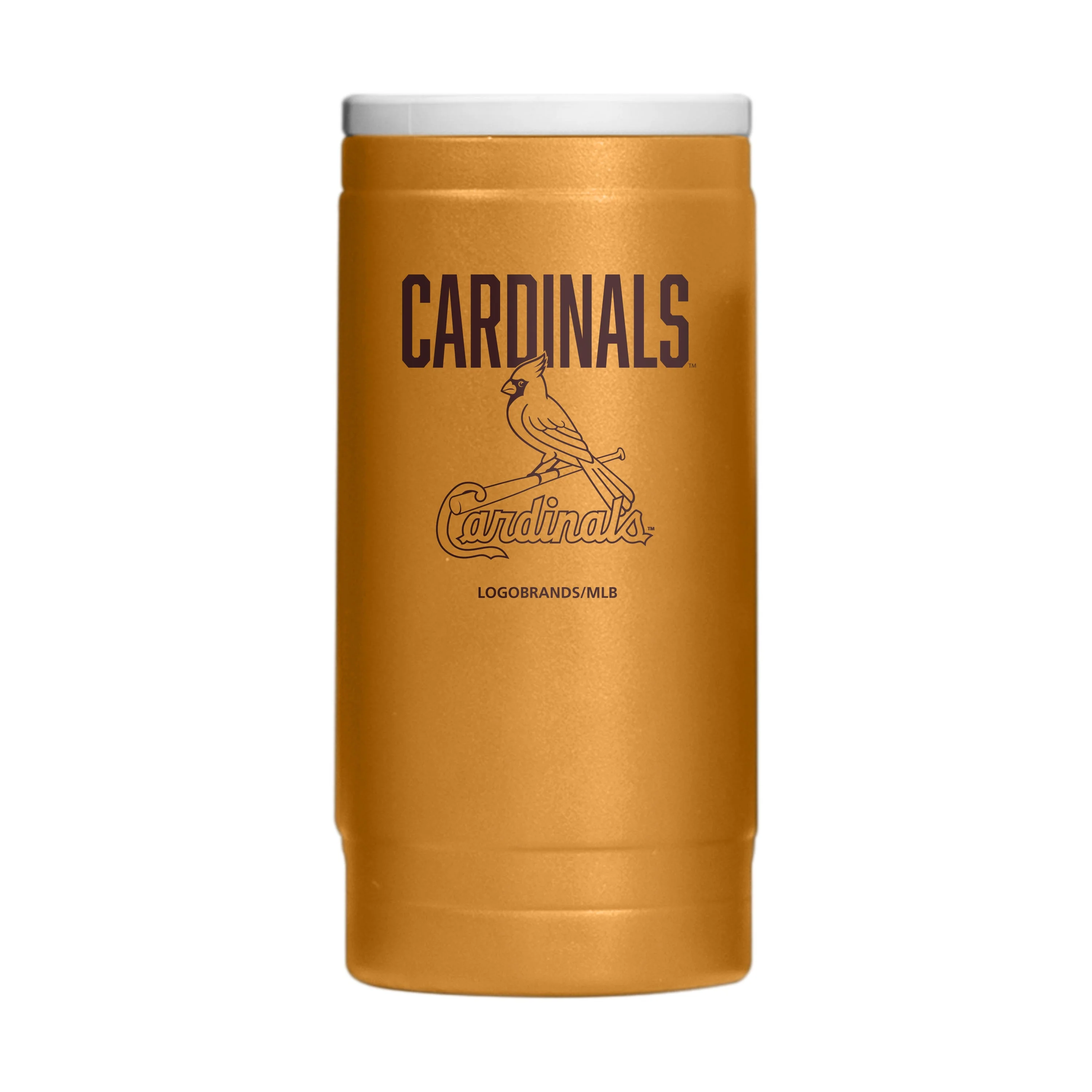 St Louis Cardinals Huddle Powder Coat Slim Can Coolie