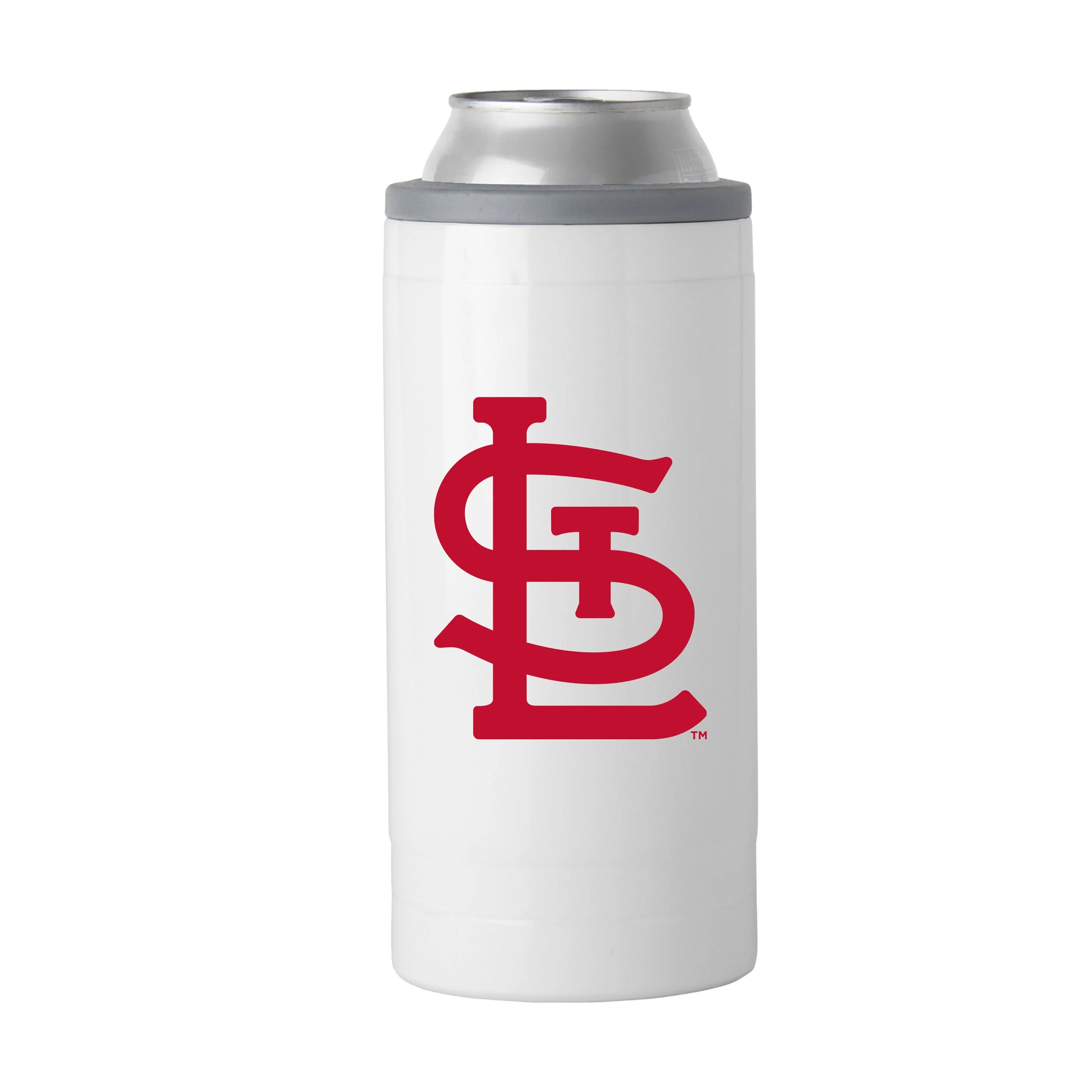 St Louis Cardinals Letterman 12 oz Slim Can Coolie - Image 2