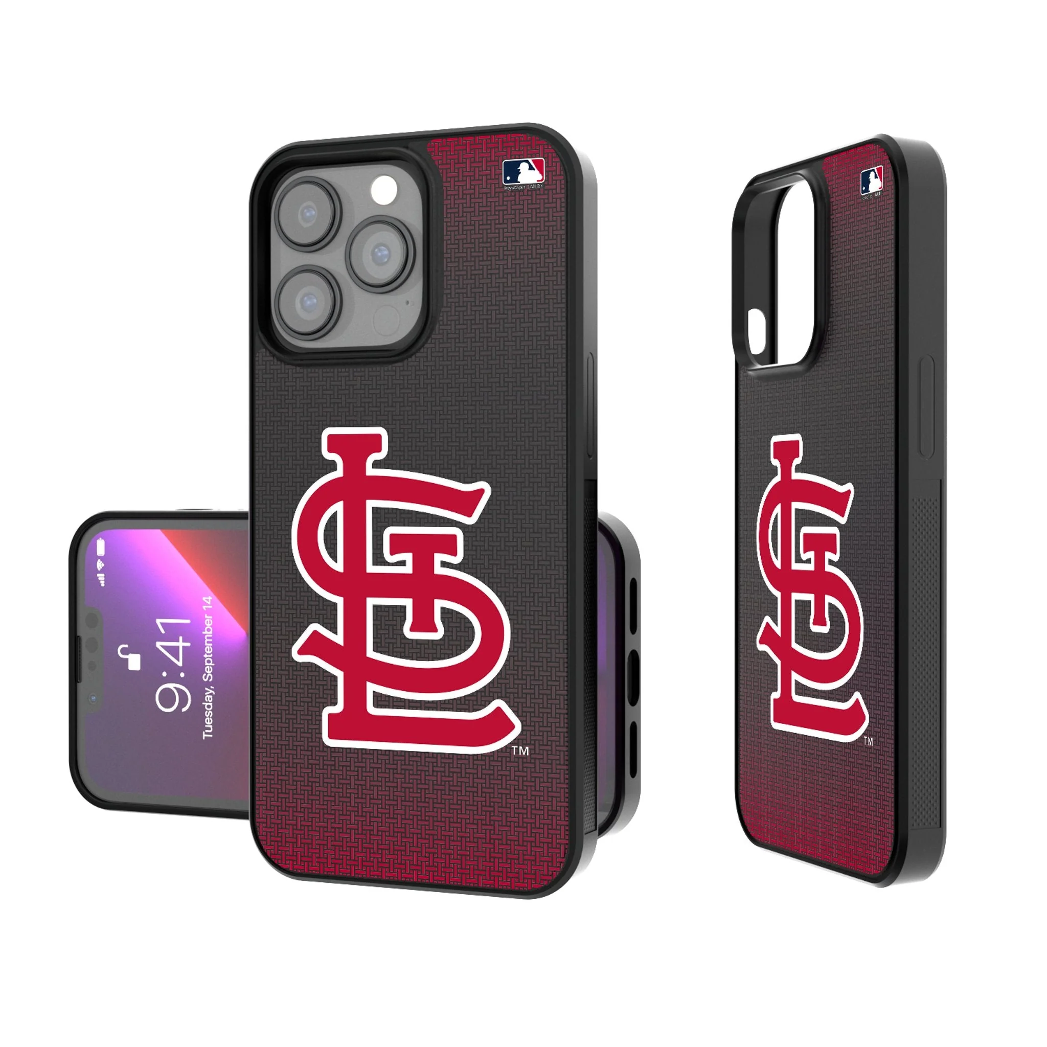 St Louis Cardinals Linen Bump Phone Case
