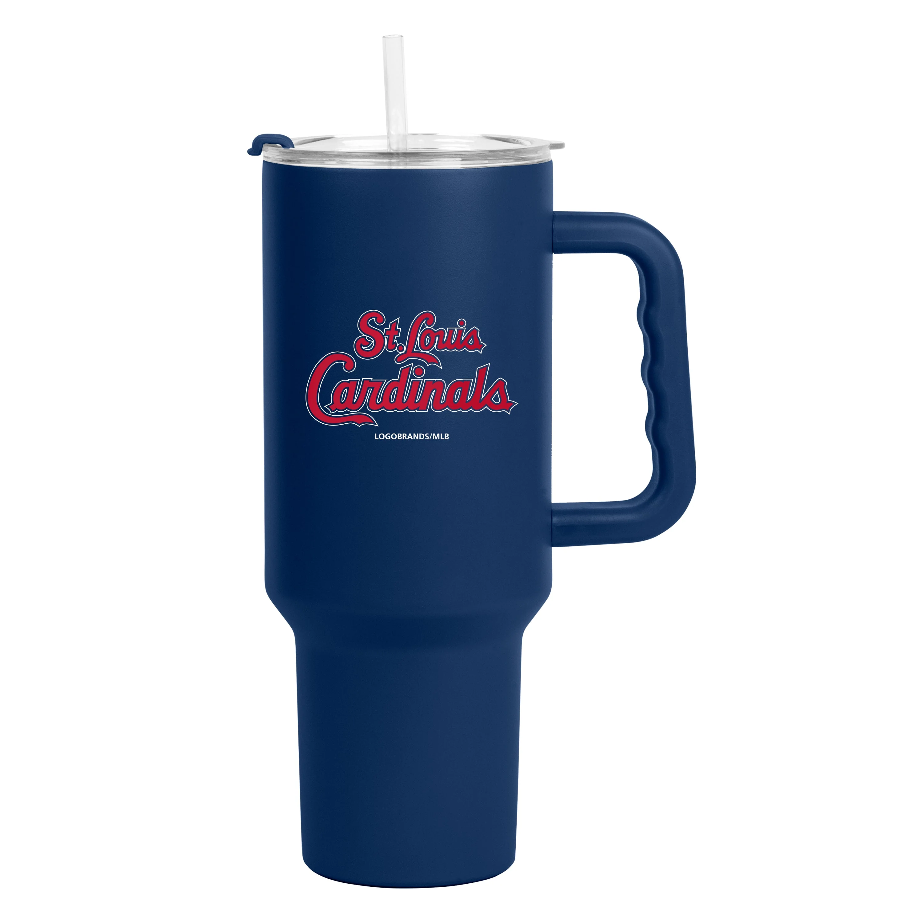 St. Louis Cardinals Navy 40oz Flipside Powder Coat Tumbler - Image 2