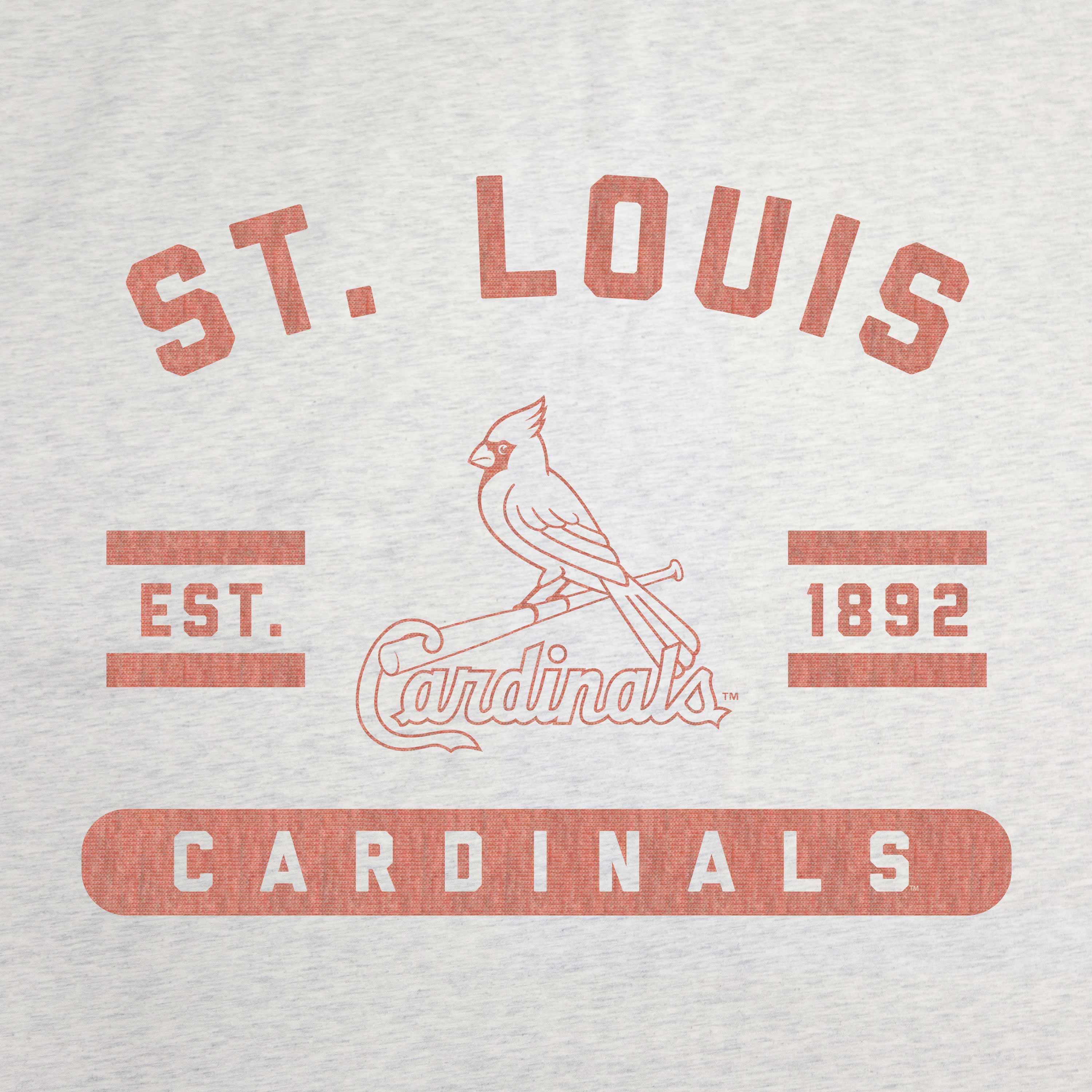 St Louis Cardinals Oatmeal Sweatshirt Blanket - Image 2