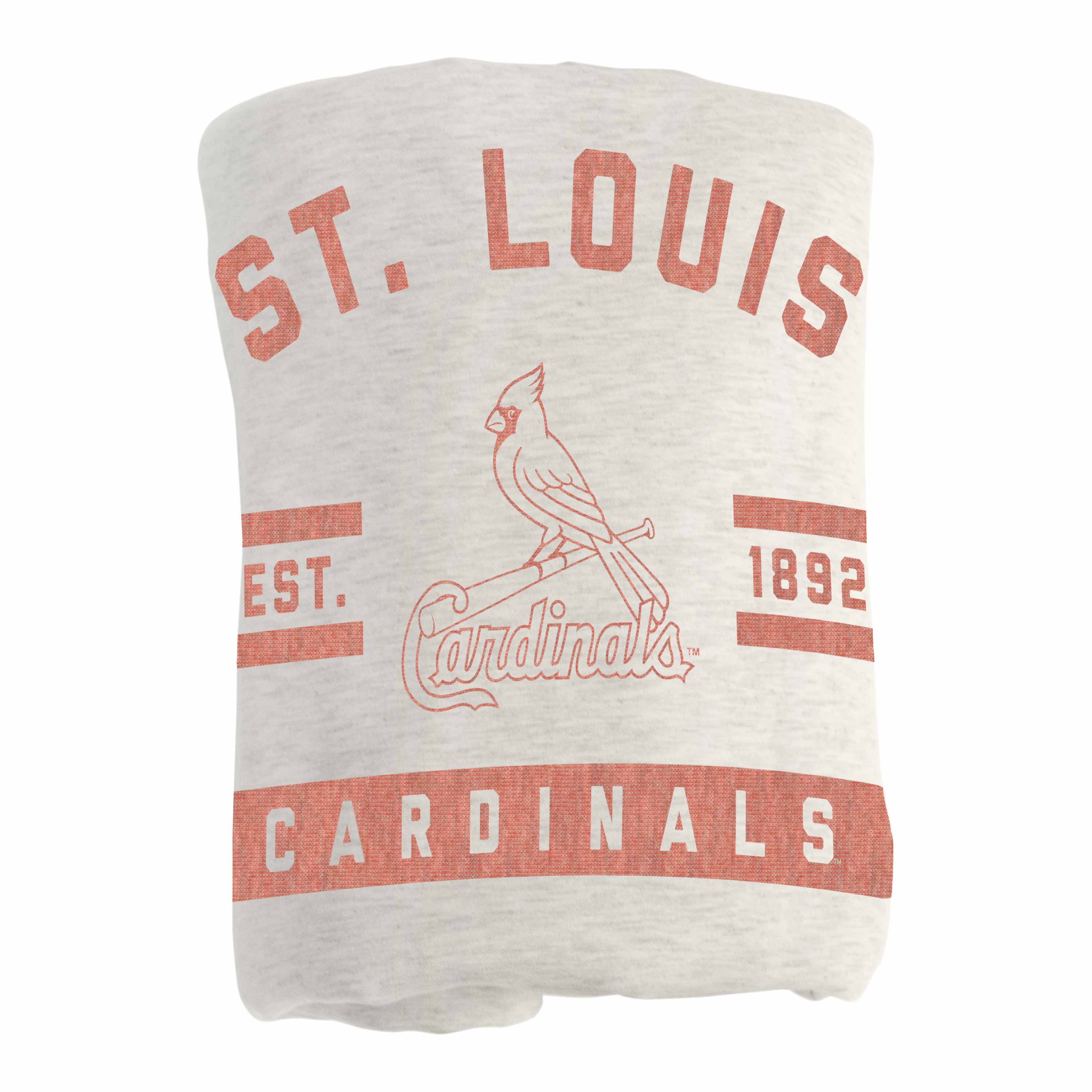 St Louis Cardinals Oatmeal Sweatshirt Blanket - Image 3
