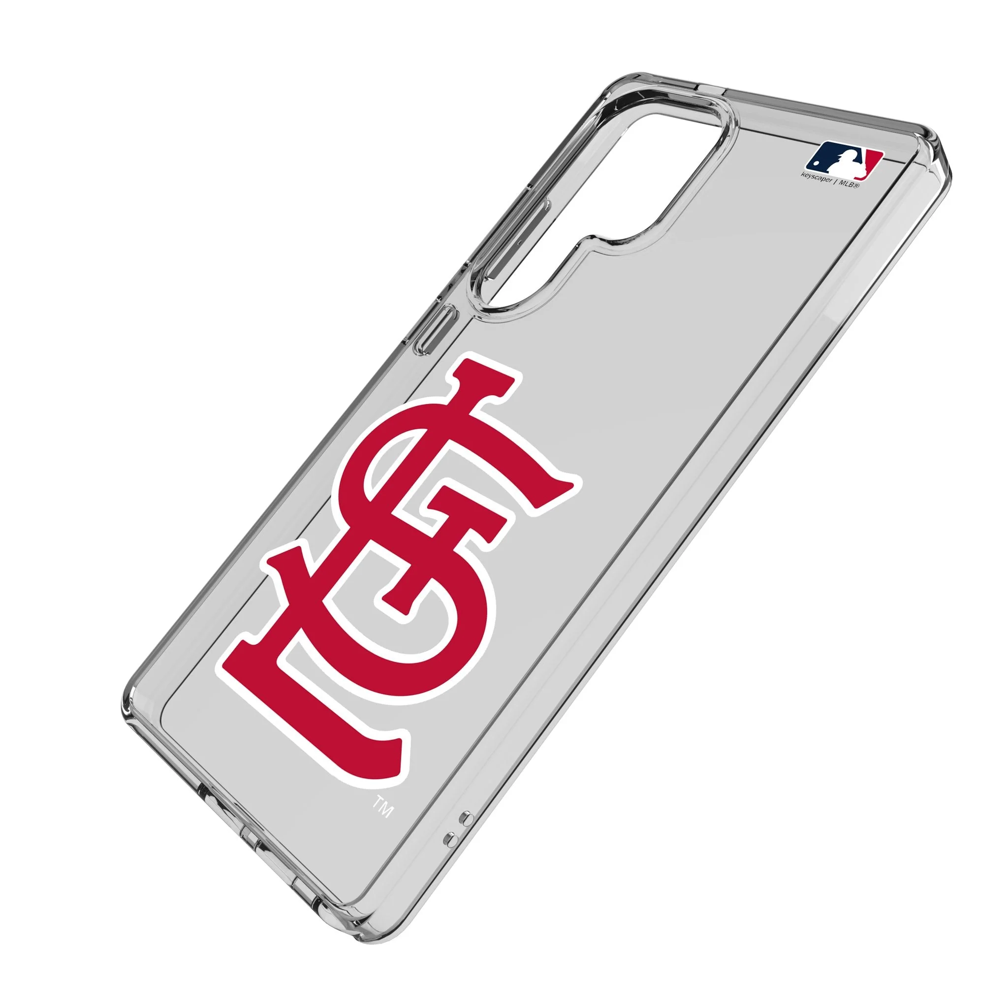 St Louis Cardinals Text Backdrop Clear Phone Case for Samsung Galaxy - Image 2