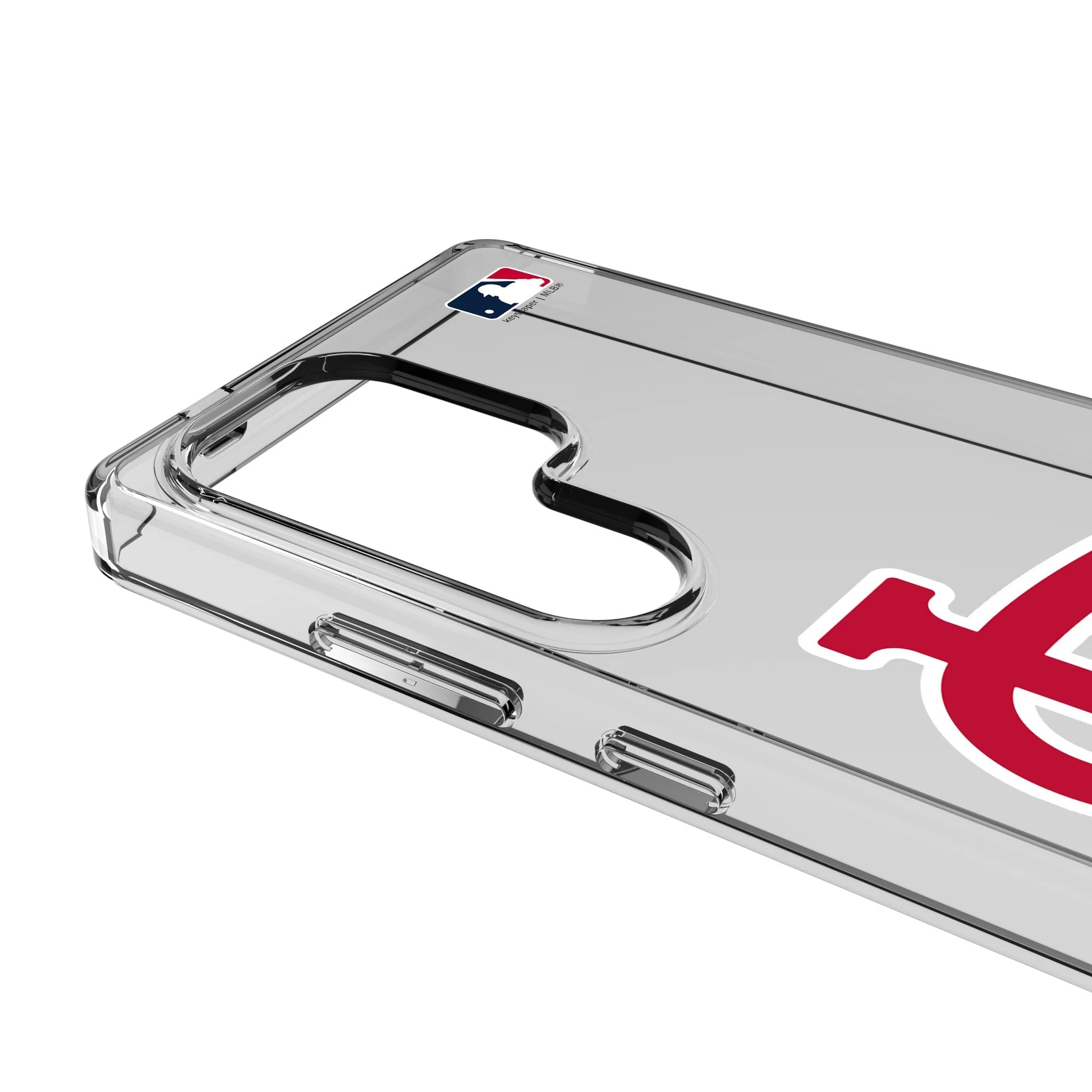St Louis Cardinals Text Backdrop Clear Phone Case for Samsung Galaxy - Image 3