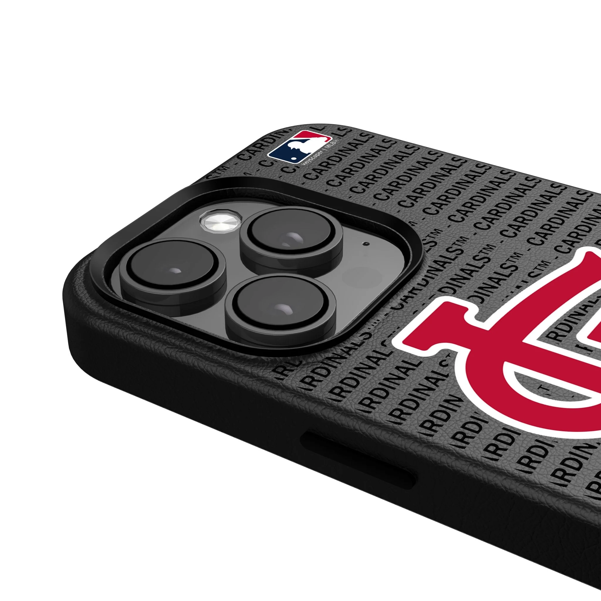 St Louis Cardinals Text Backdrop MagSafe Compatible Phone Case for Apple iPhone - Image 4