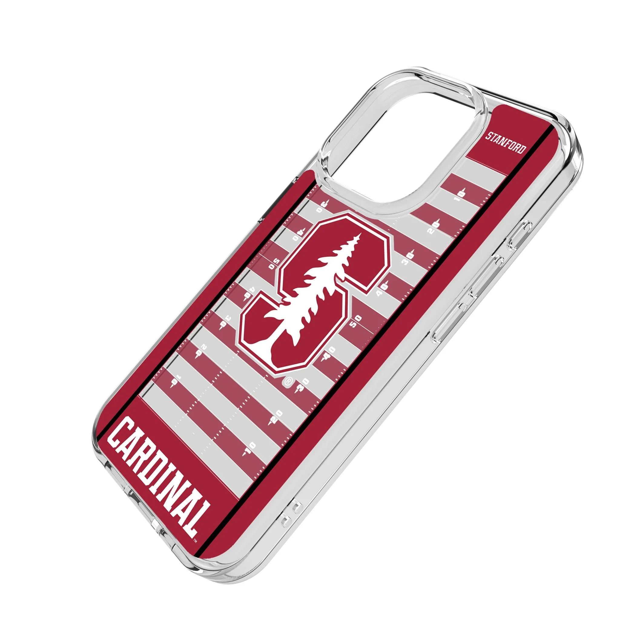Stanford University Cardinal Field Clear Phone Case for Apple iPhone - Image 2