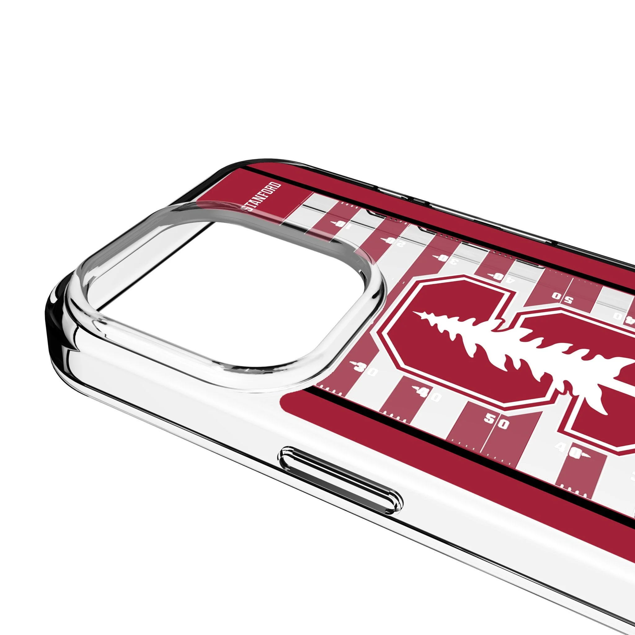 Stanford University Cardinal Field Clear Phone Case for Apple iPhone - Image 3