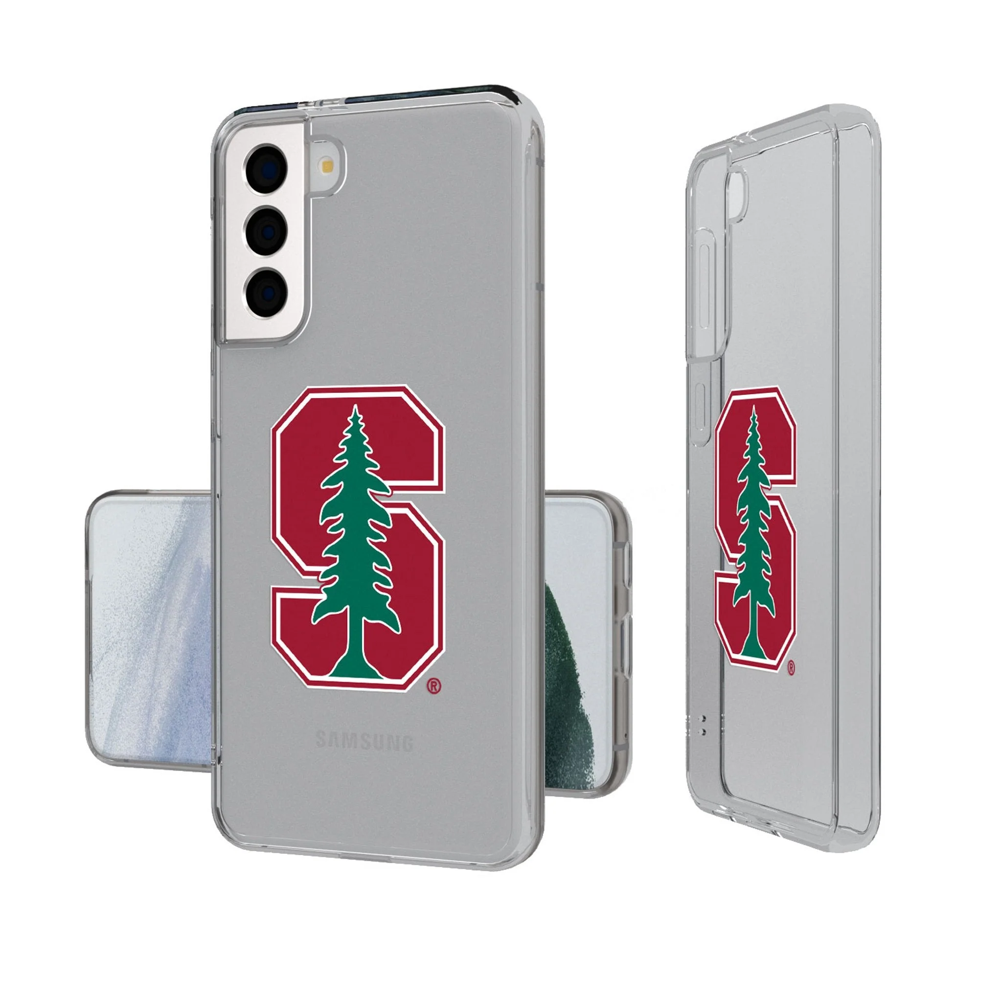 Stanford University Cardinal Insignia Clear Phone Case
