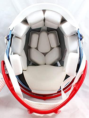 Stefon Diggs Autographed Buffalo Bills F/S Flash Speed Authentic Helmet-Beckett W Hologram White - Image 2