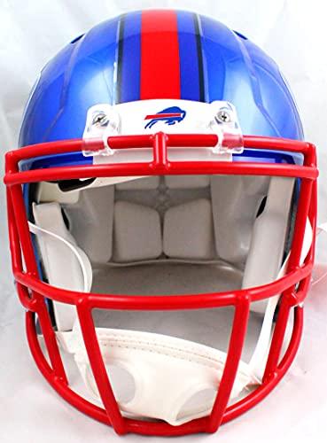 Stefon Diggs Autographed Buffalo Bills F/S Flash Speed Authentic Helmet-Beckett W Hologram White - Image 4