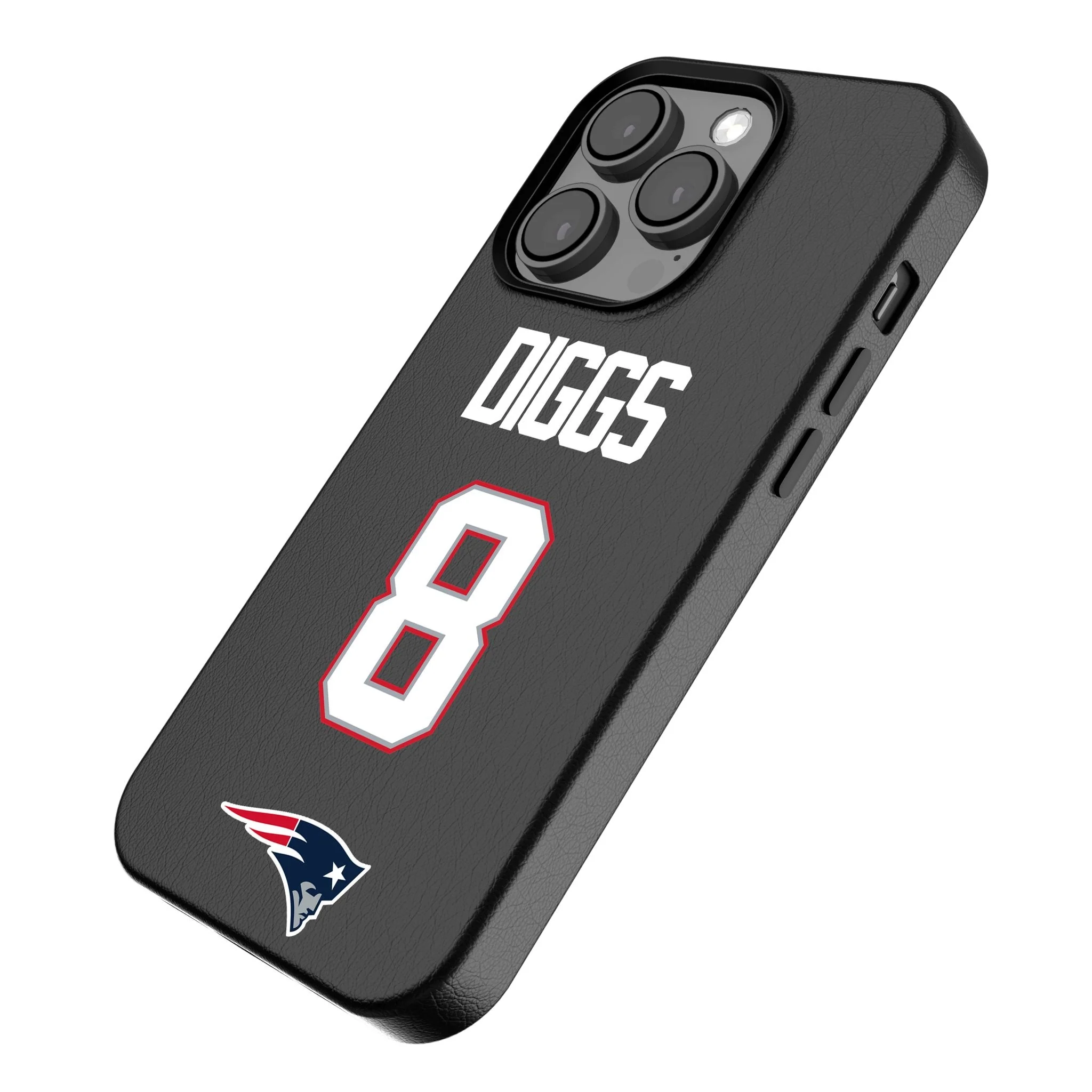 Stefon Diggs New England Patriots 8 Game Tactic MagSafe Compatible Phone Case for Apple iPhone - Image 2
