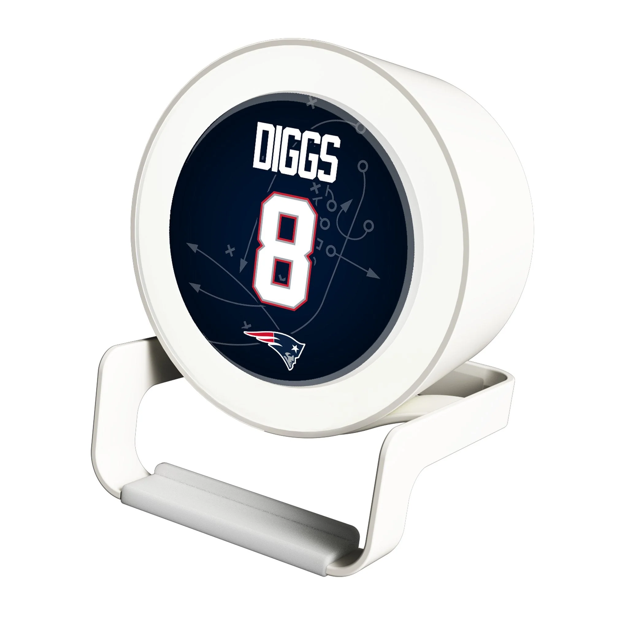 Stefon Diggs New England Patriots 8 Game Tactic Night Light Charger and Bluetooth Speaker