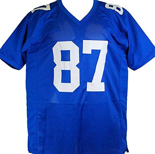 Sterling Shepard Autographed Blue Pro Style Jersey- Beckett W Black 8 - Image 2