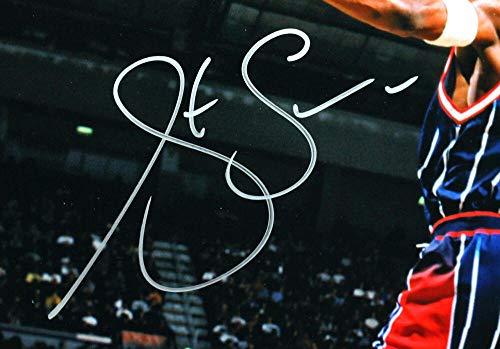 Steve Francis Signed Rockets 16x20 FP Photo Dunking vs Kings- Beckett Witness - Image 2