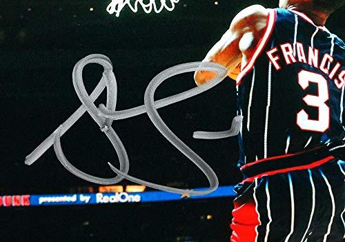 Steve Francis Signed Rockets 8x10 FP Photo Dunk Contest- Beckett Witness Silver - Image 2