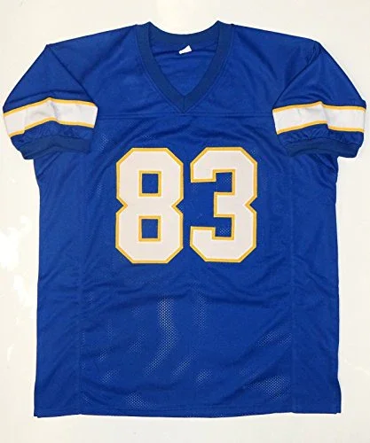 Steve Largent Signed / Autographed Blue W/ Yellow Jersey- JSA W Authenticated - Image 4